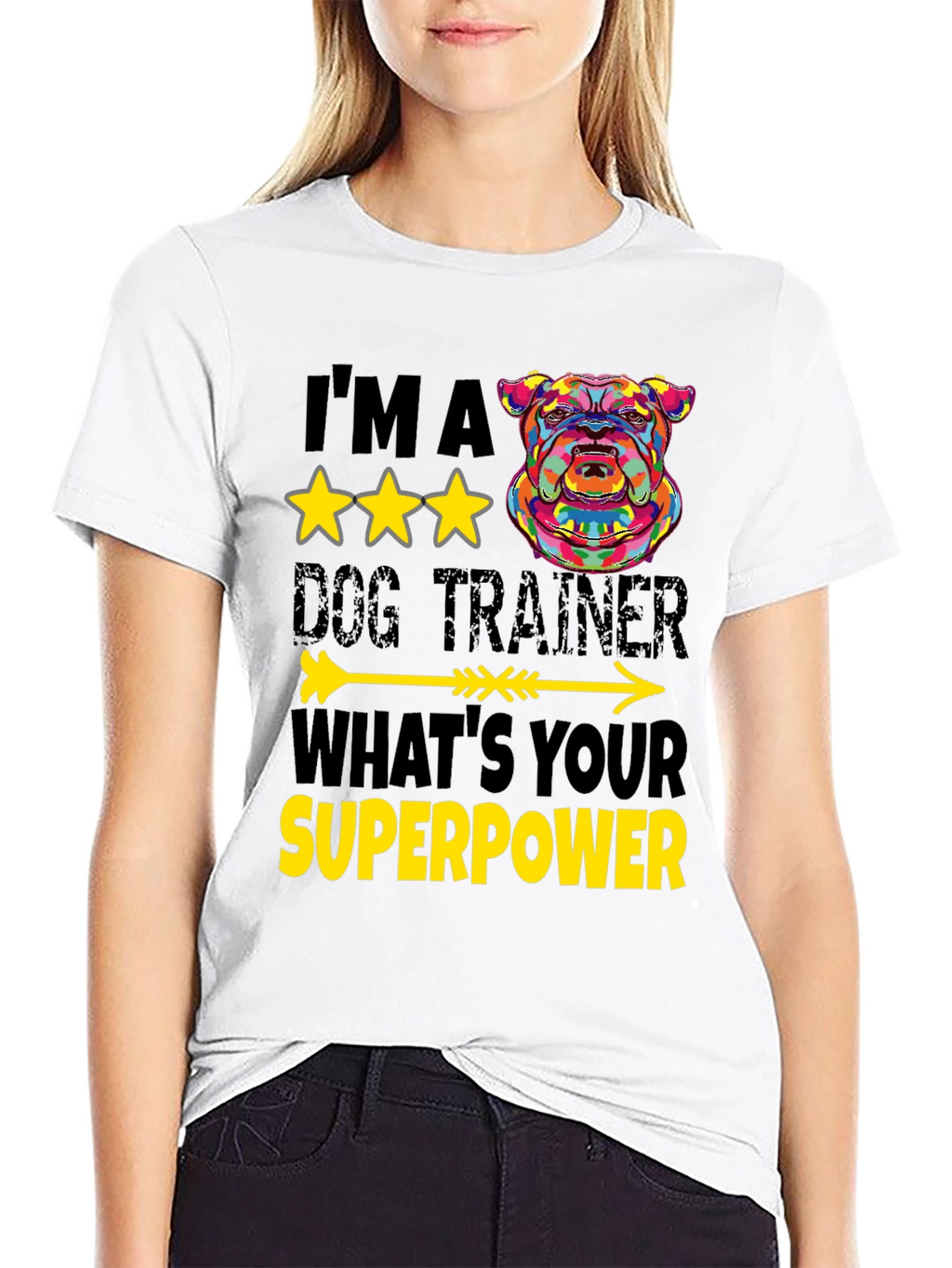 Dog Trainer Superpower T-Shirt - Unique Graphic Tee