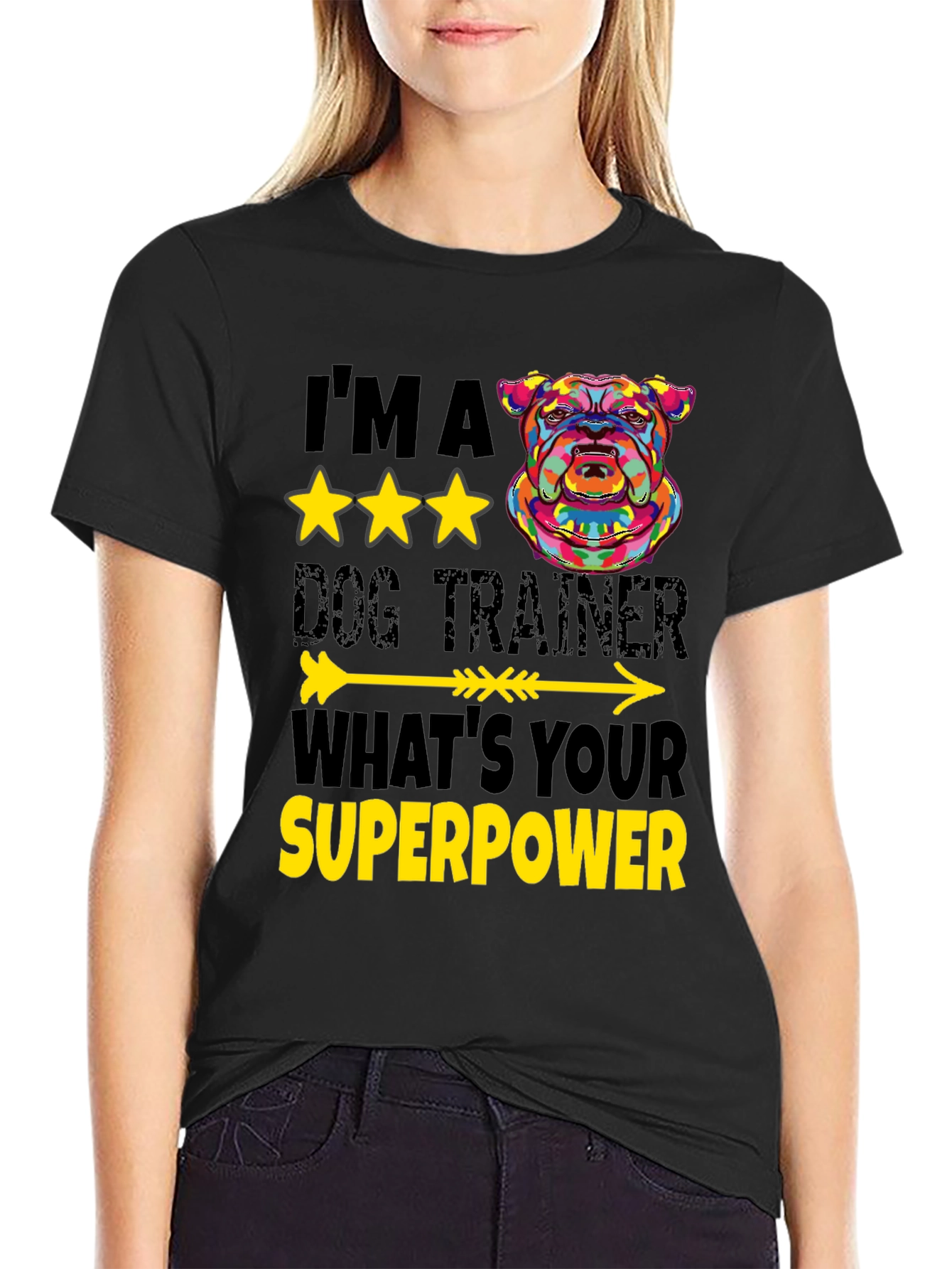 Dog Trainer Superpower T-Shirt - Unique Graphic Tee
