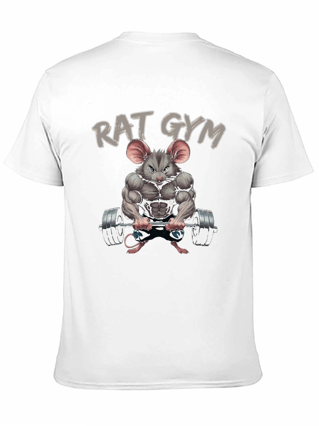 Rat Gym T-Shirt - Funny Workout Tee
