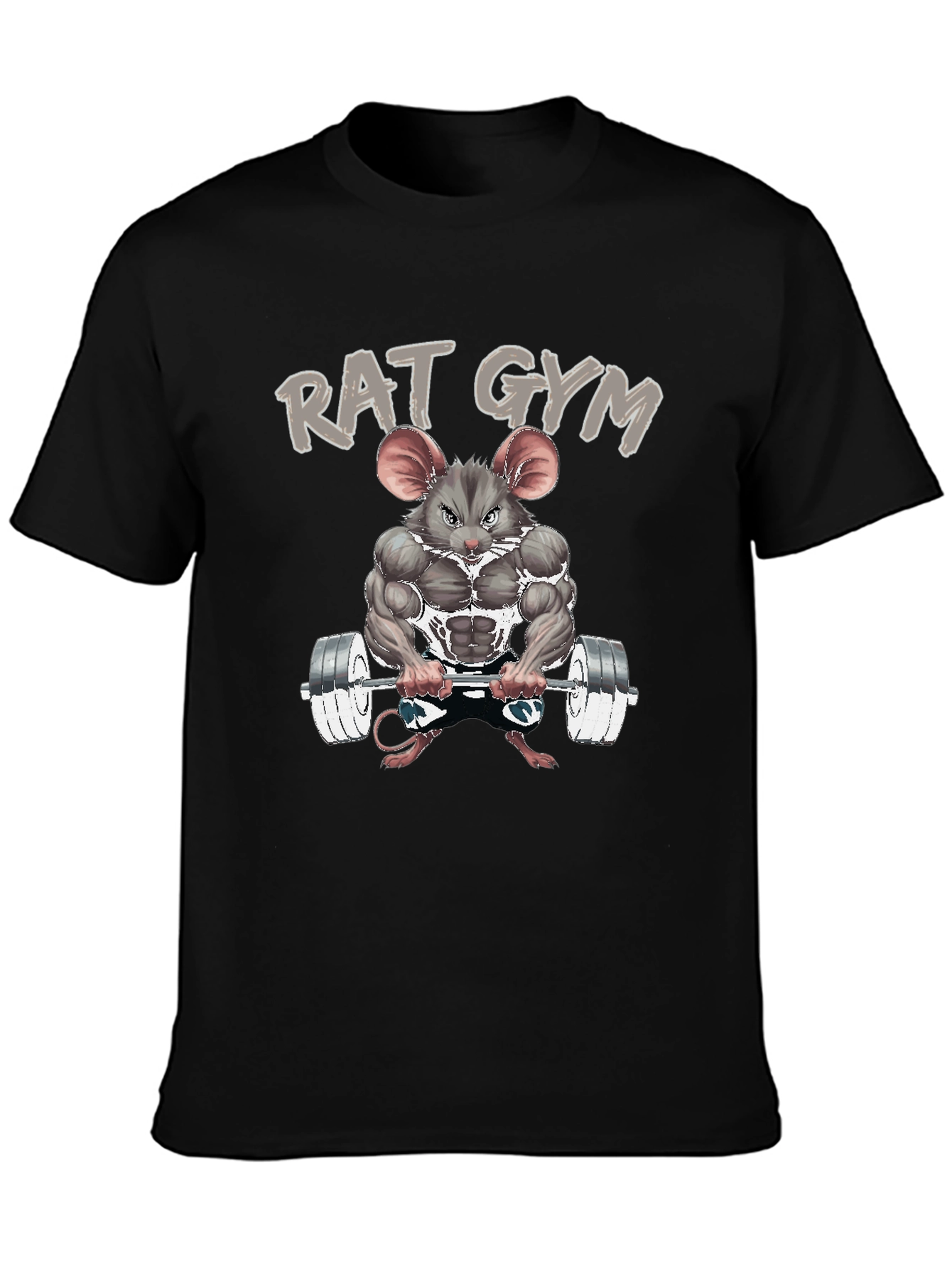 Rat Gym T-Shirt - Funny Workout Tee