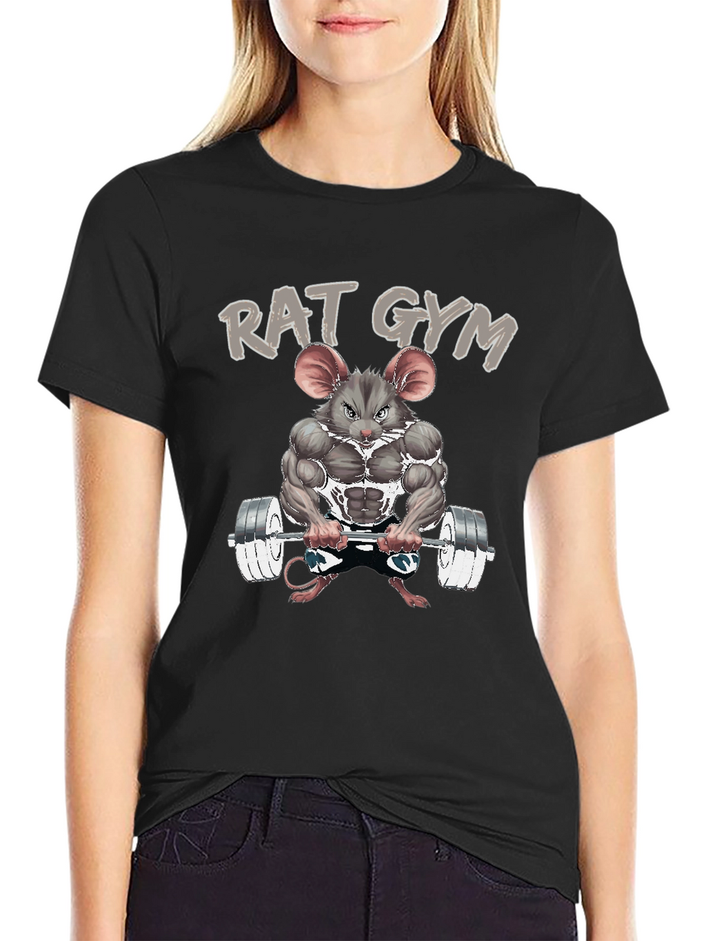 Rat Gym T-Shirt - Funny Workout Tee