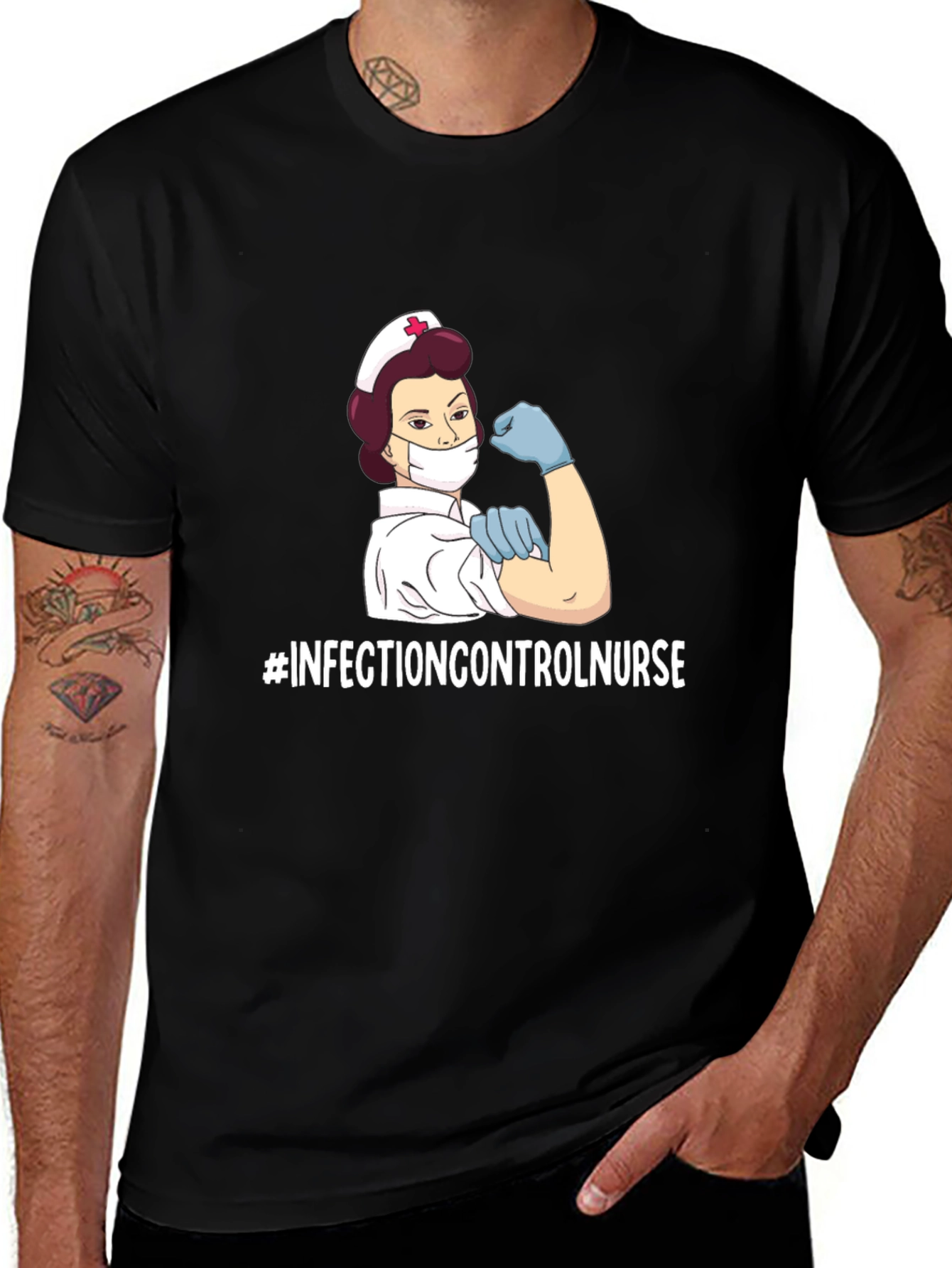 Infection Control Nurse T-Shirt - Strong Womens Health Tee