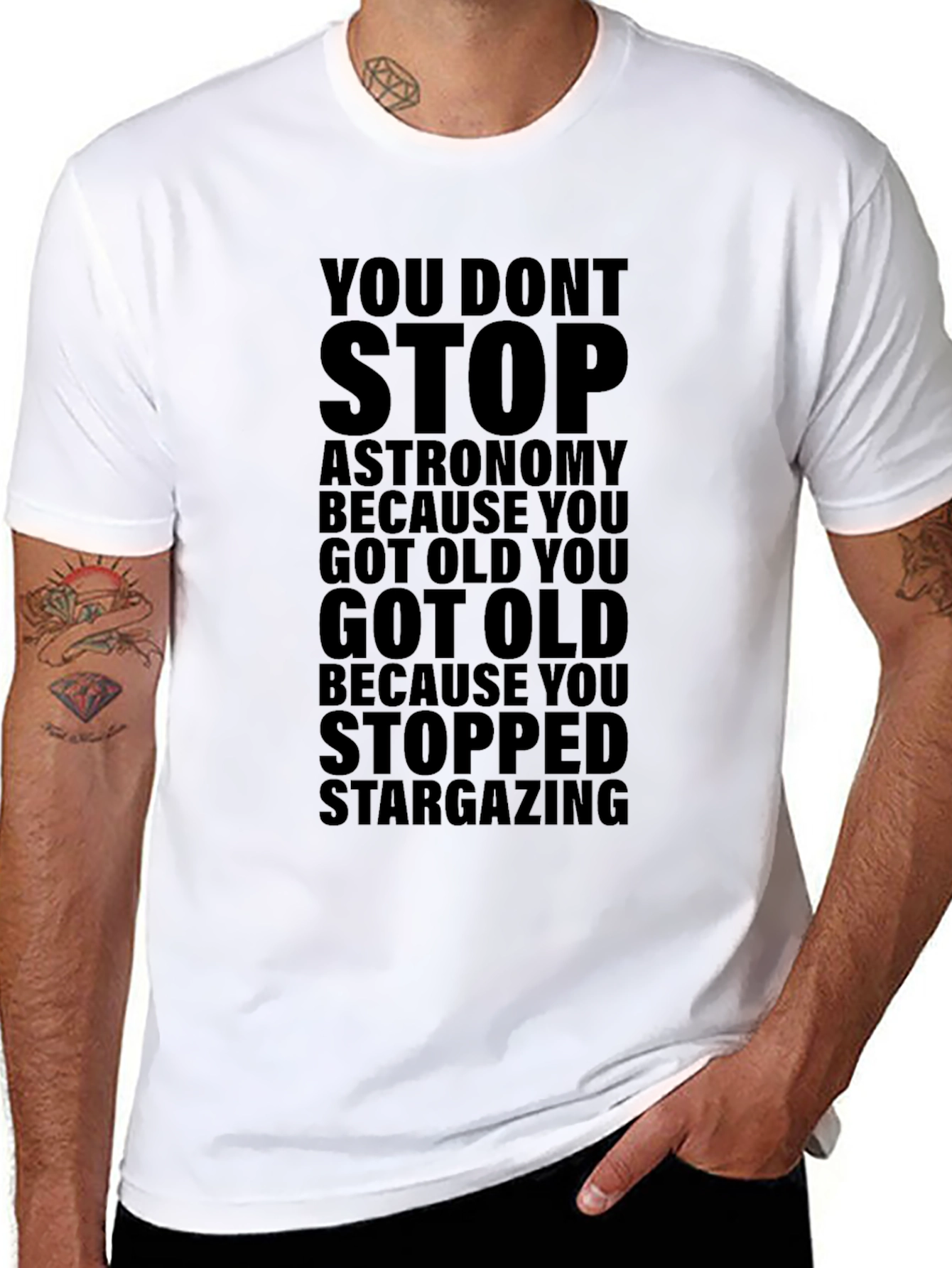 Astronomy Stargazing Graphic T-Shirt