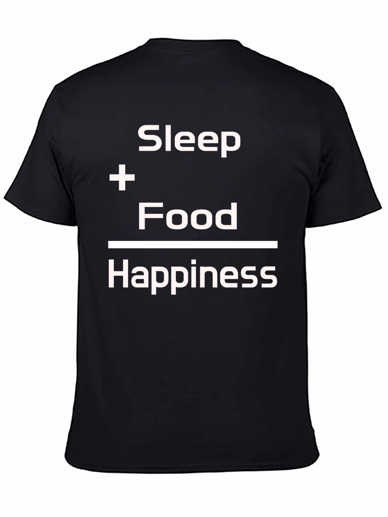 Sleep + Food = Happiness Graphic Tee