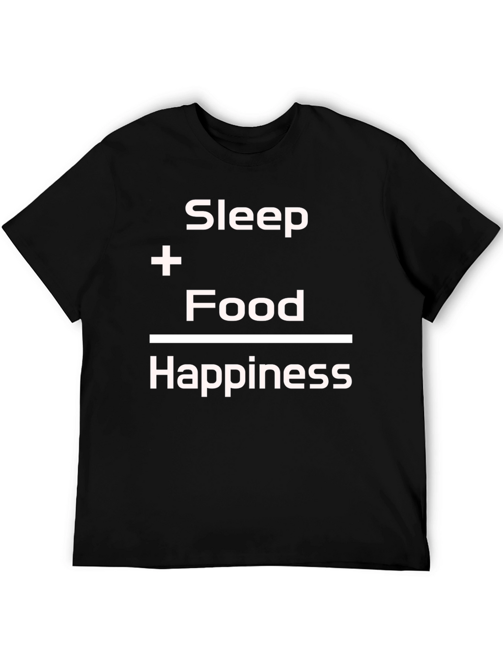 Sleep + Food = Happiness Graphic Tee