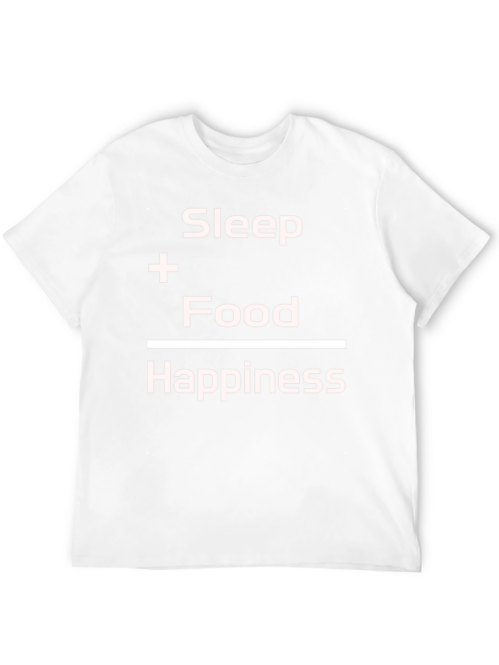 Sleep + Food = Happiness Graphic Tee