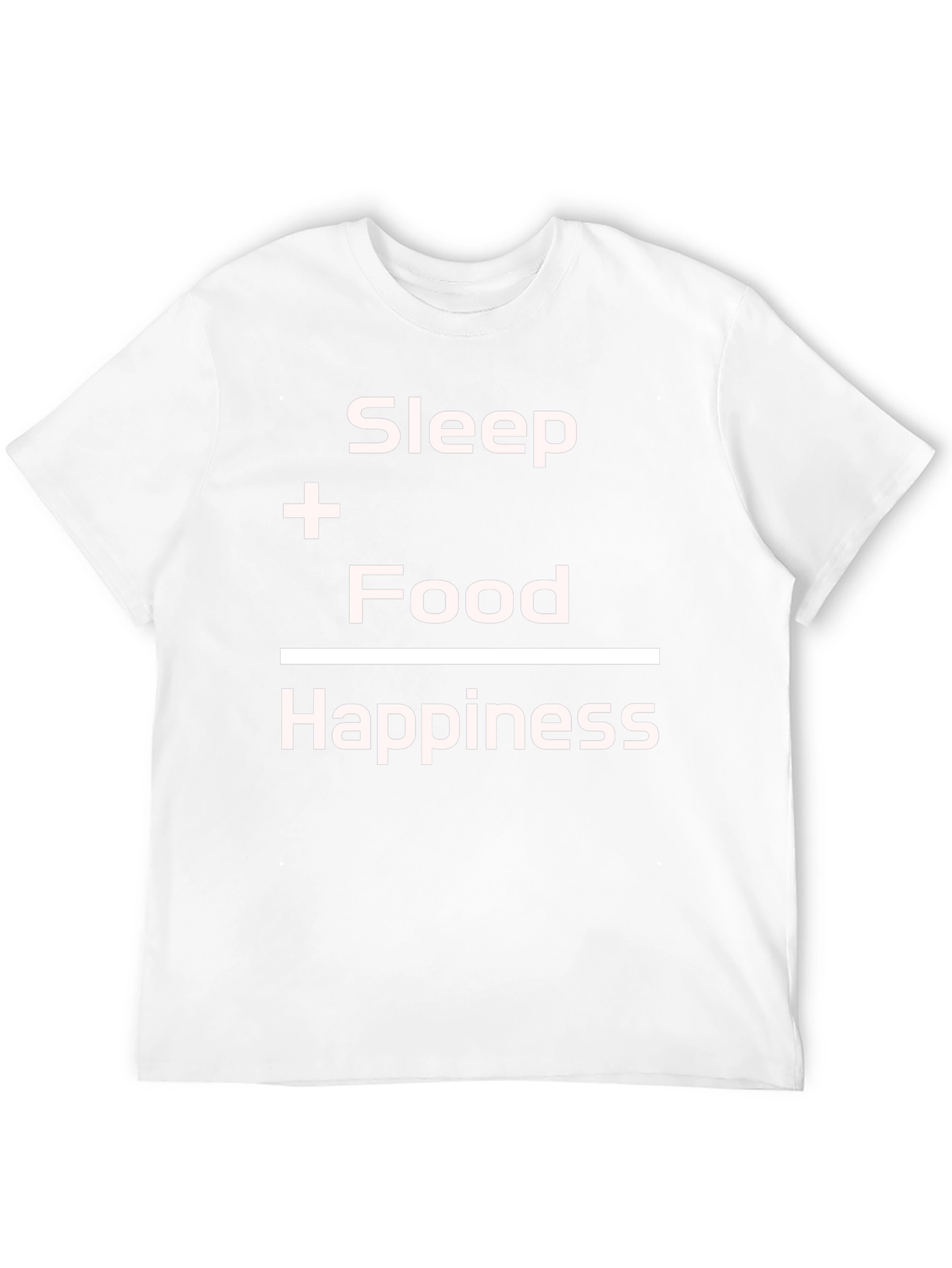 Sleep + Food = Happiness Graphic Tee