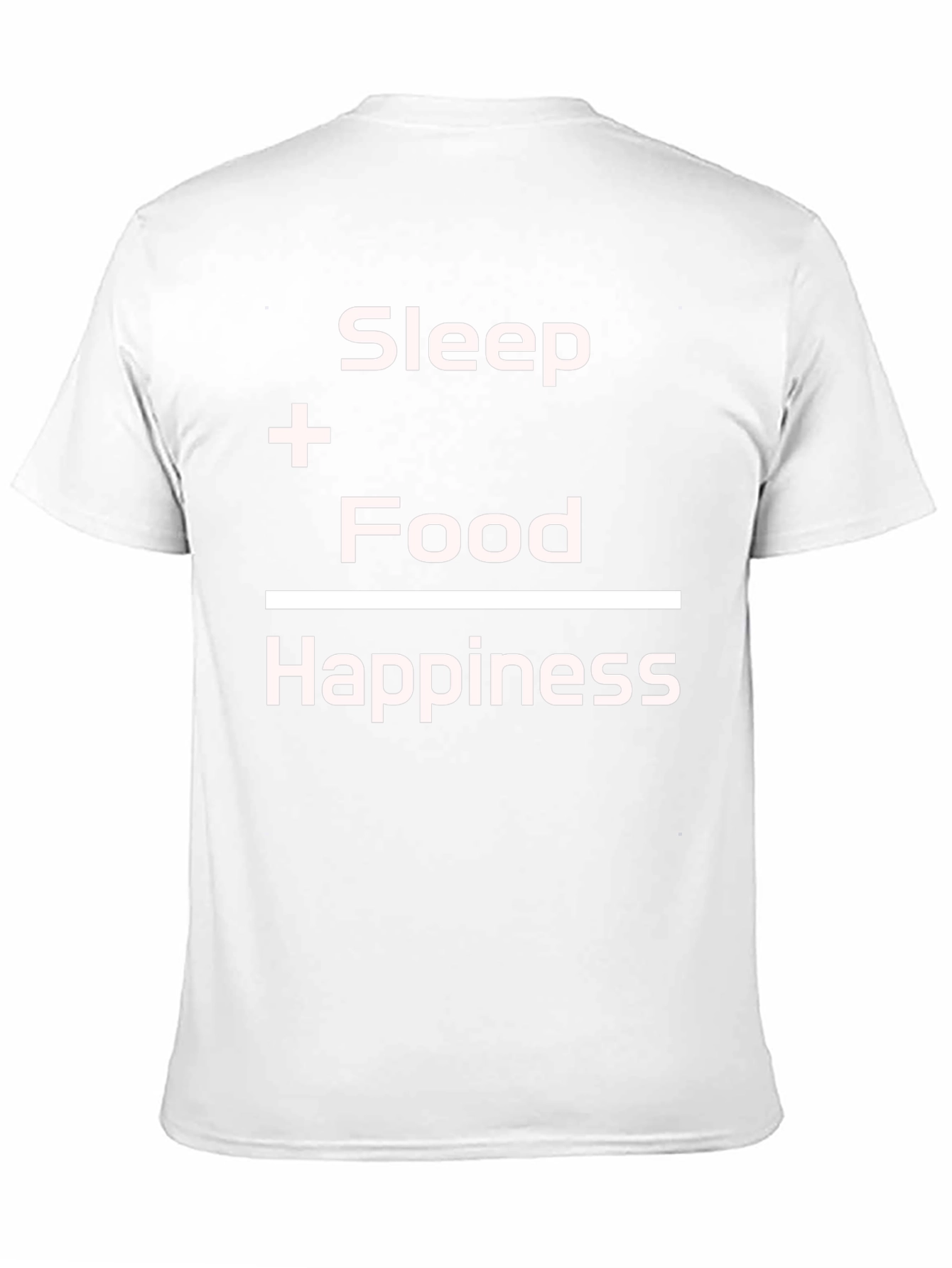 Sleep + Food = Happiness Graphic Tee
