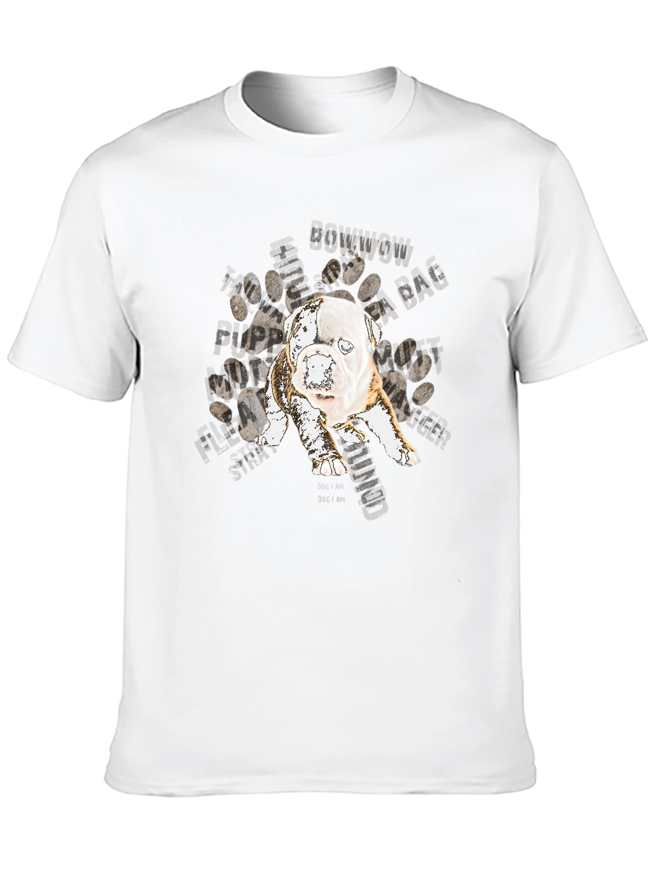 Dog Graphic T-Shirt - BowWow Design