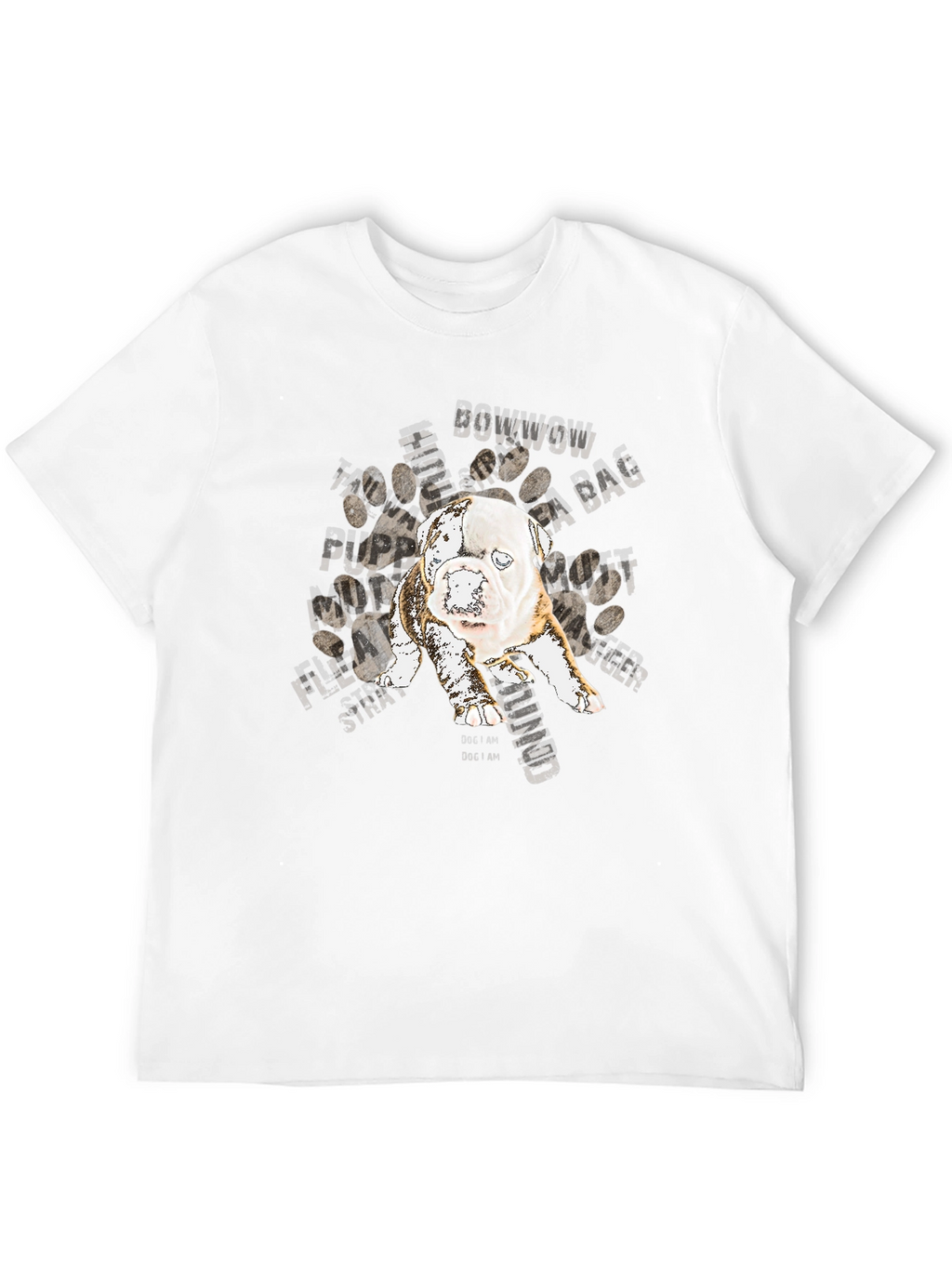 Dog Graphic T-Shirt - BowWow Design