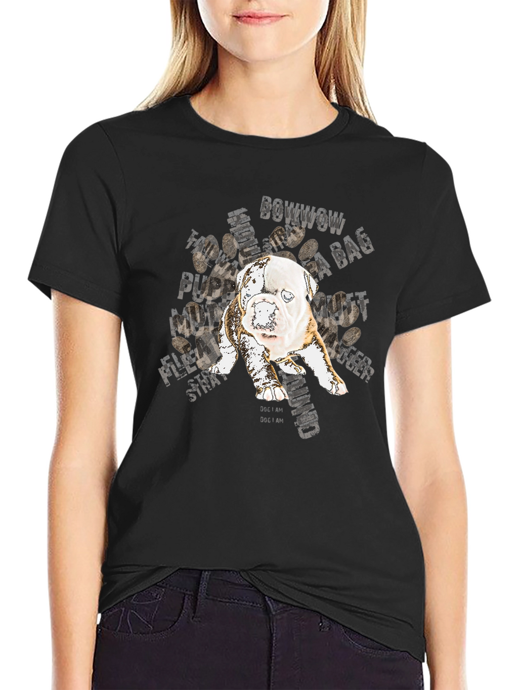 Dog Graphic T-Shirt - BowWow Design