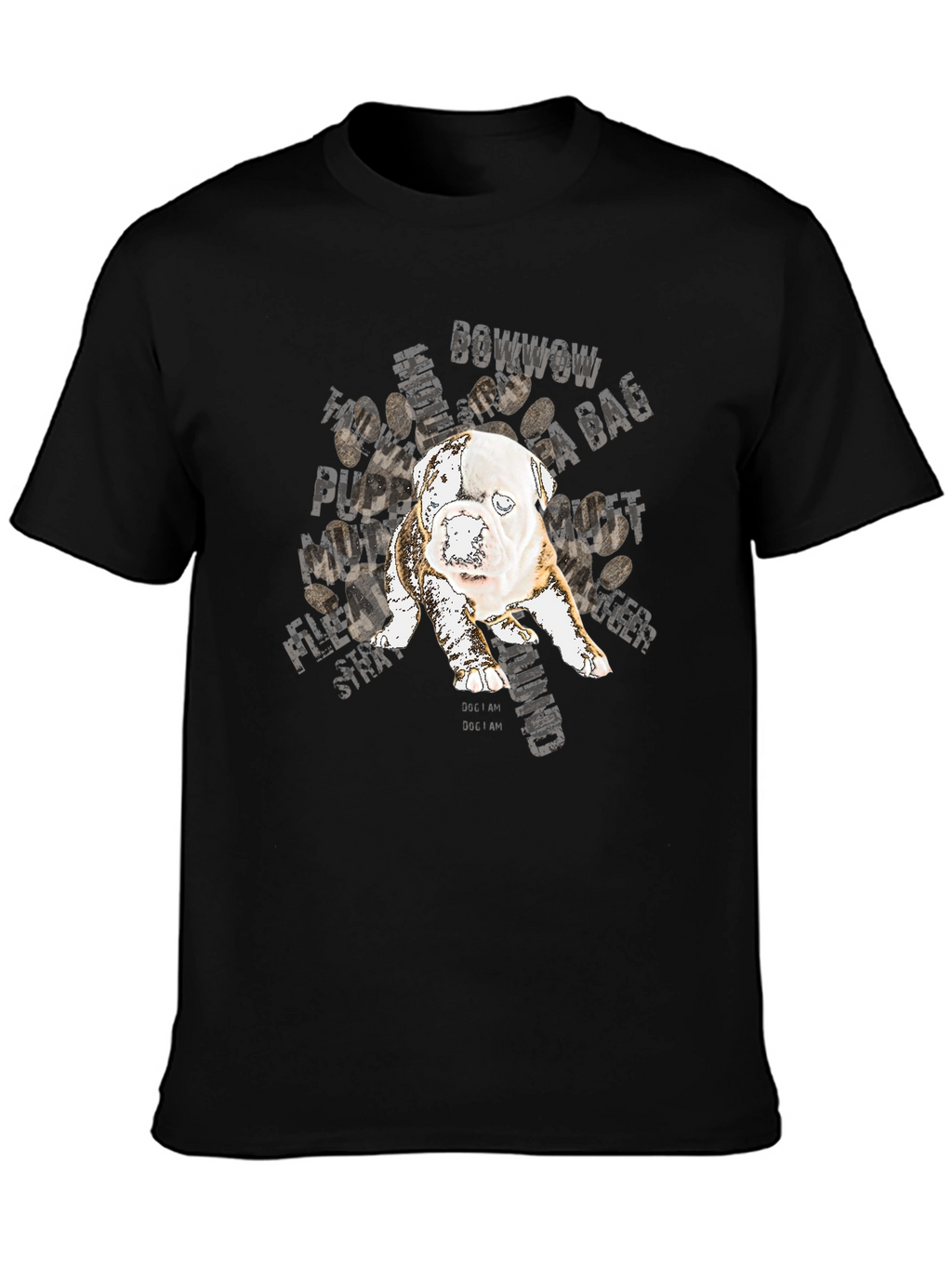 Dog Graphic T-Shirt - BowWow Design
