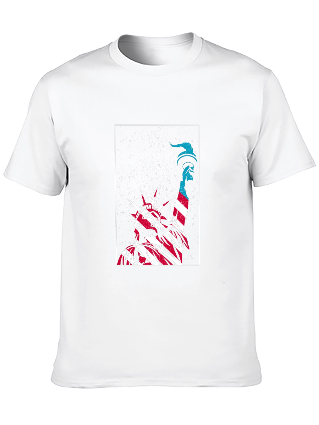 Statue of Liberty Graphic Tee - Patriotic Black T-Shirt