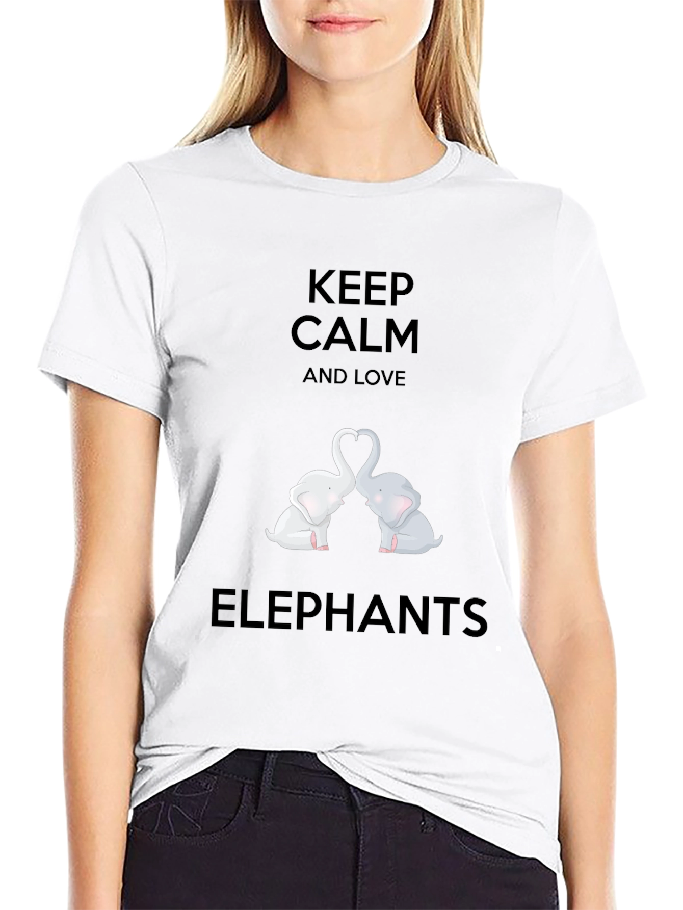 Keep Calm Love Elephants T-Shirt