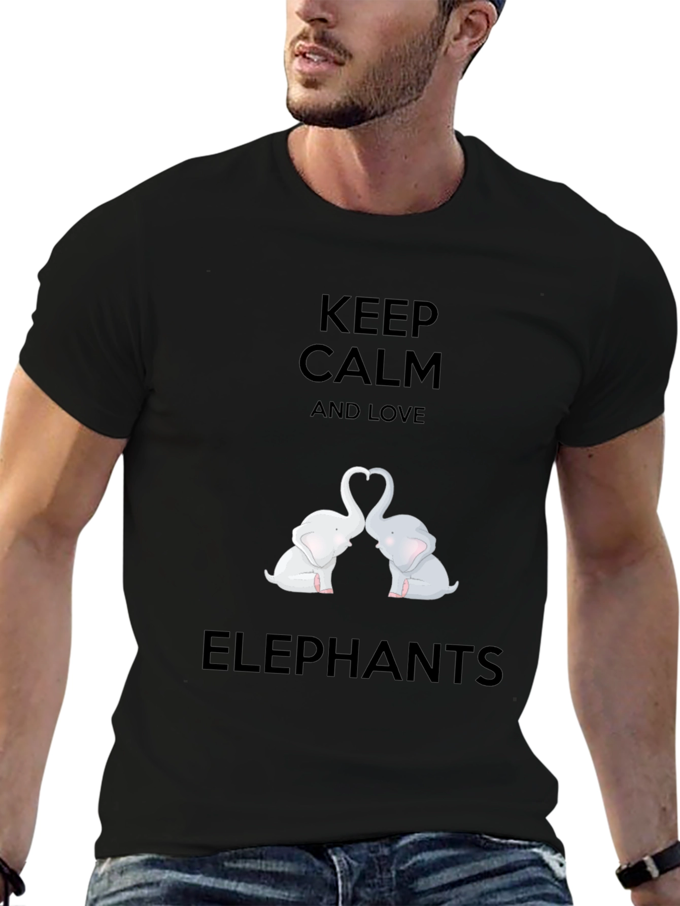 Keep Calm Love Elephants T-Shirt