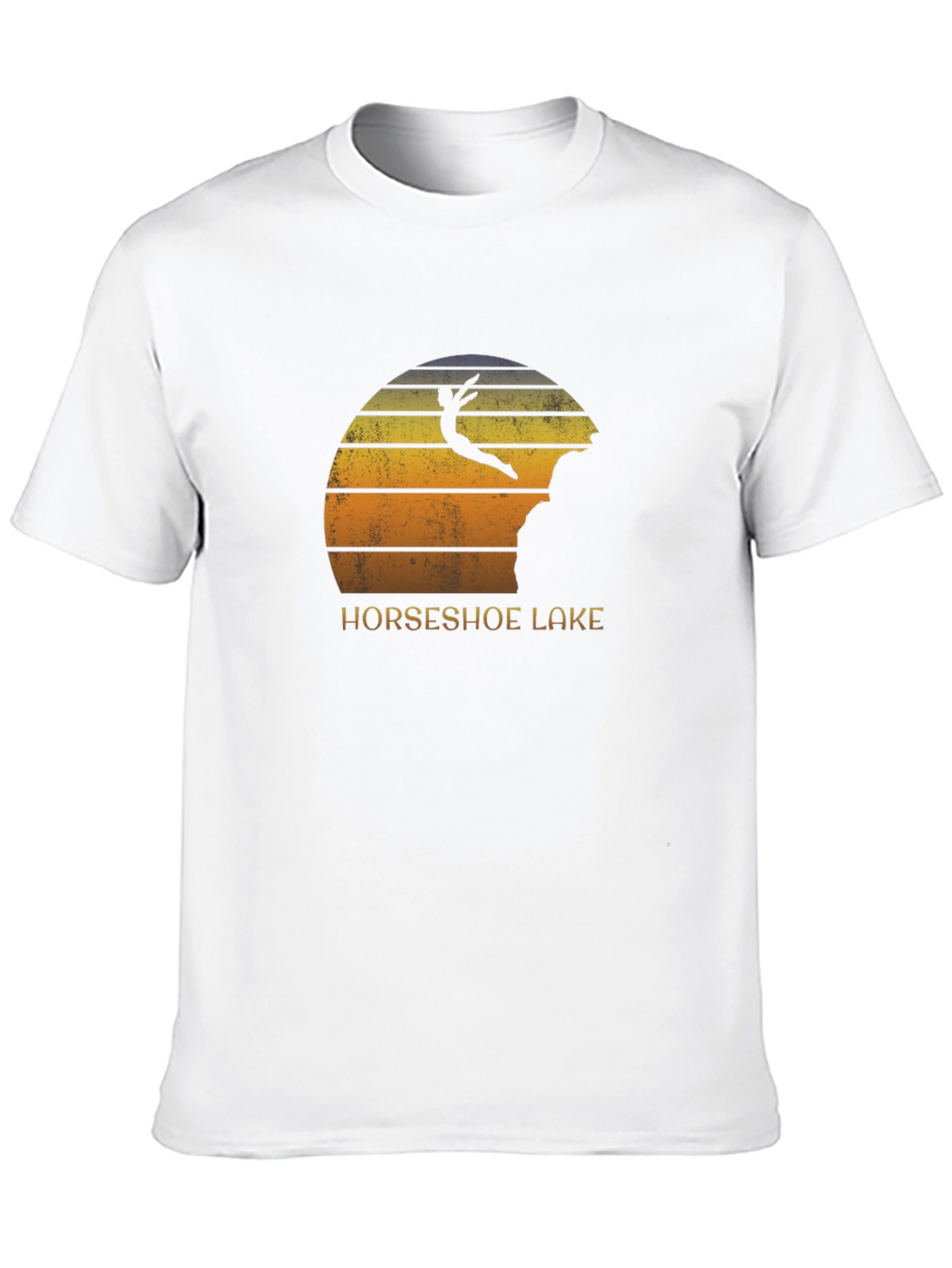 Horseshoe Lake Cliff Diver Black T-Shirt