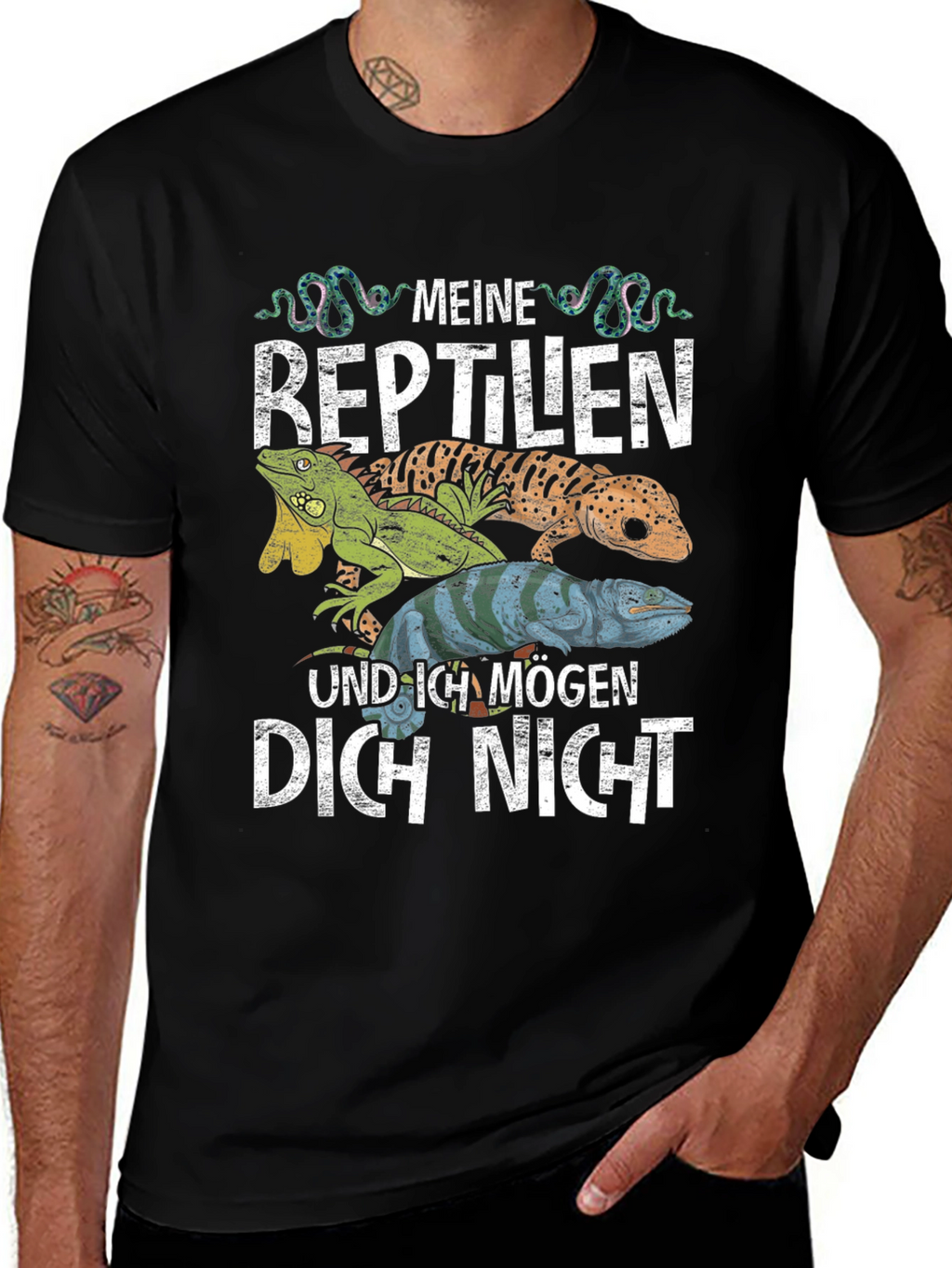 Reptile Lover Graphic Tee - Meine Reptilien T-Shirt