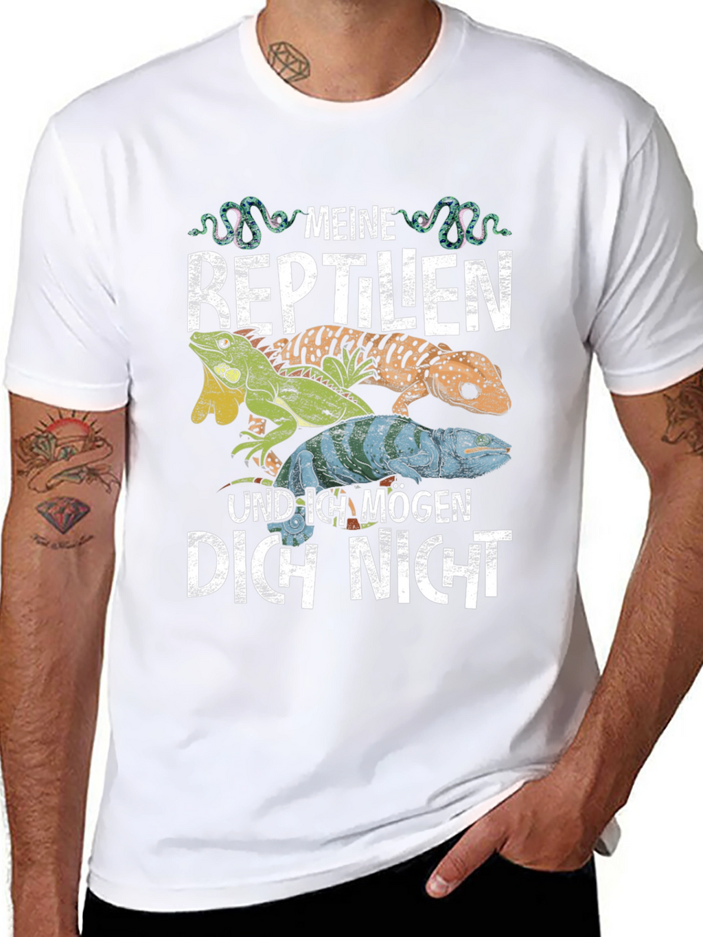 Reptile Lover Graphic Tee - Meine Reptilien T-Shirt