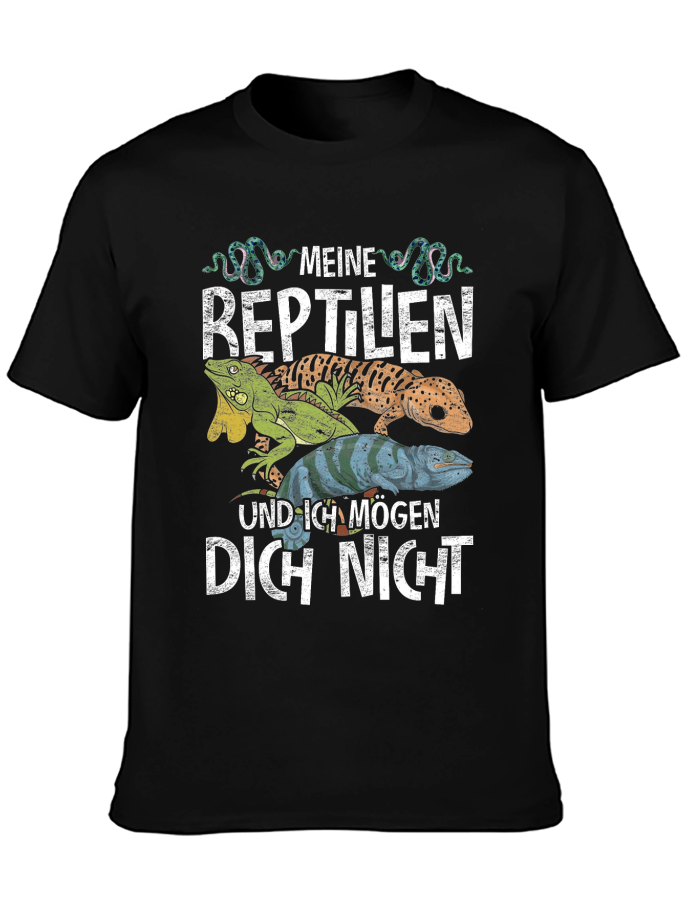 Reptile Lover Graphic Tee - Meine Reptilien T-Shirt