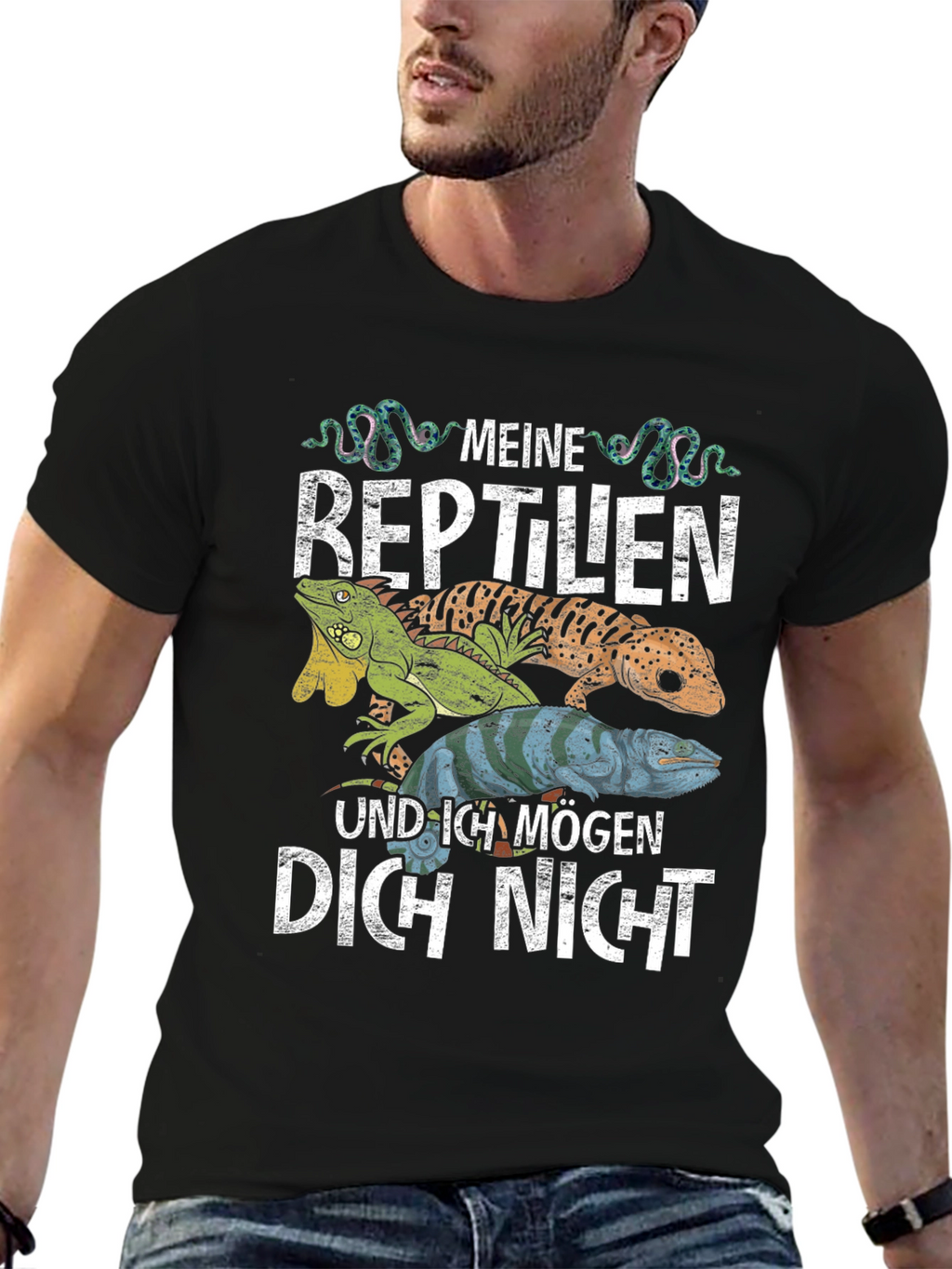 Reptile Lover Graphic Tee - Meine Reptilien T-Shirt