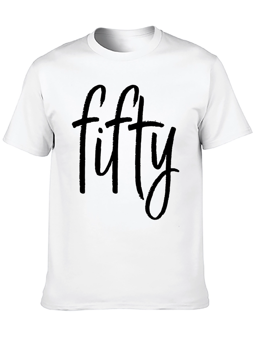Fifty Graphic Tee - Soft Cotton Blend