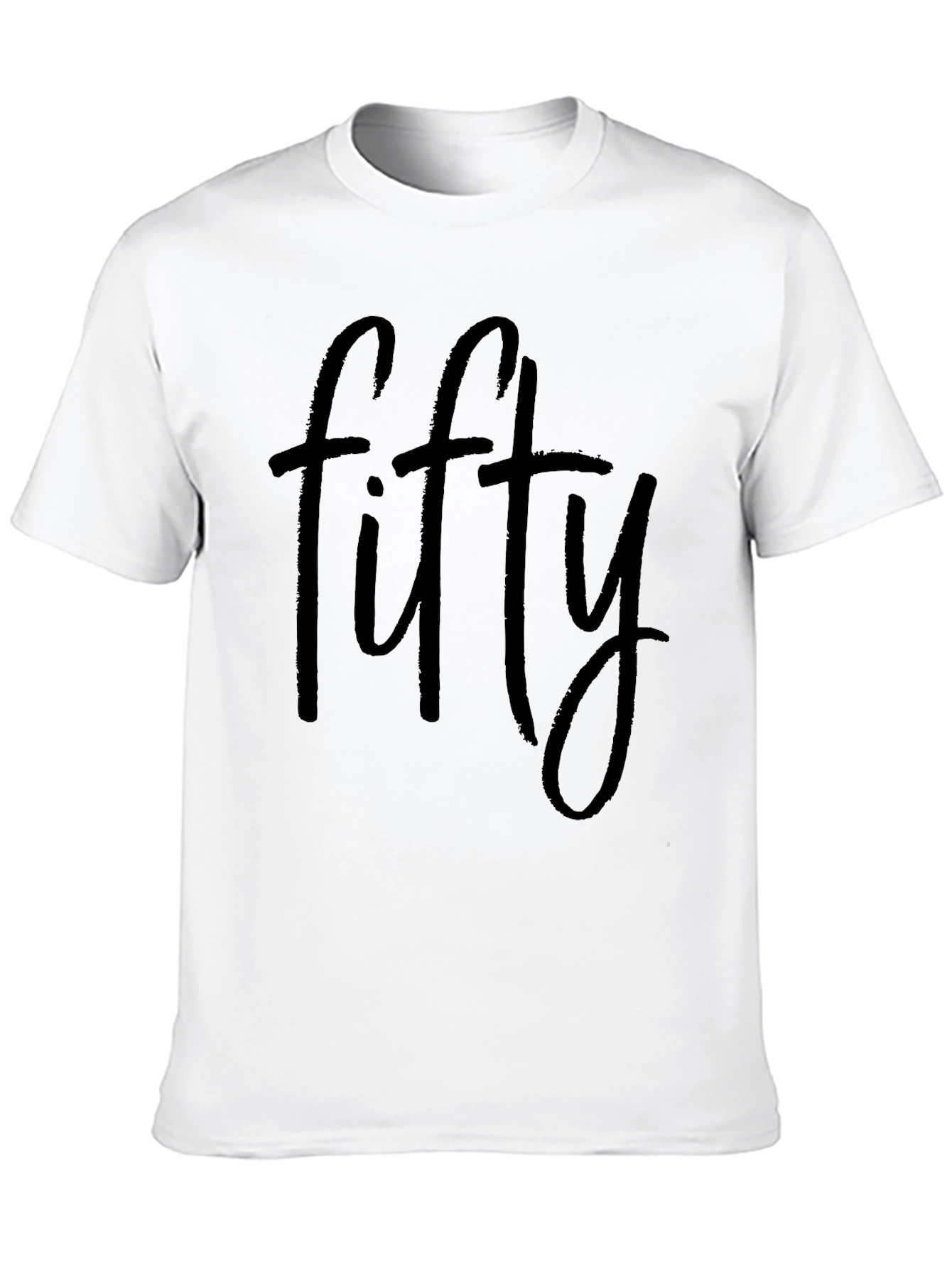 Fifty Graphic Tee - Soft Cotton Blend