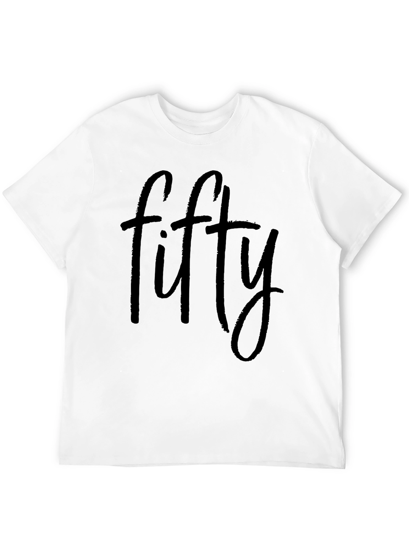Fifty Graphic Tee - Soft Cotton Blend