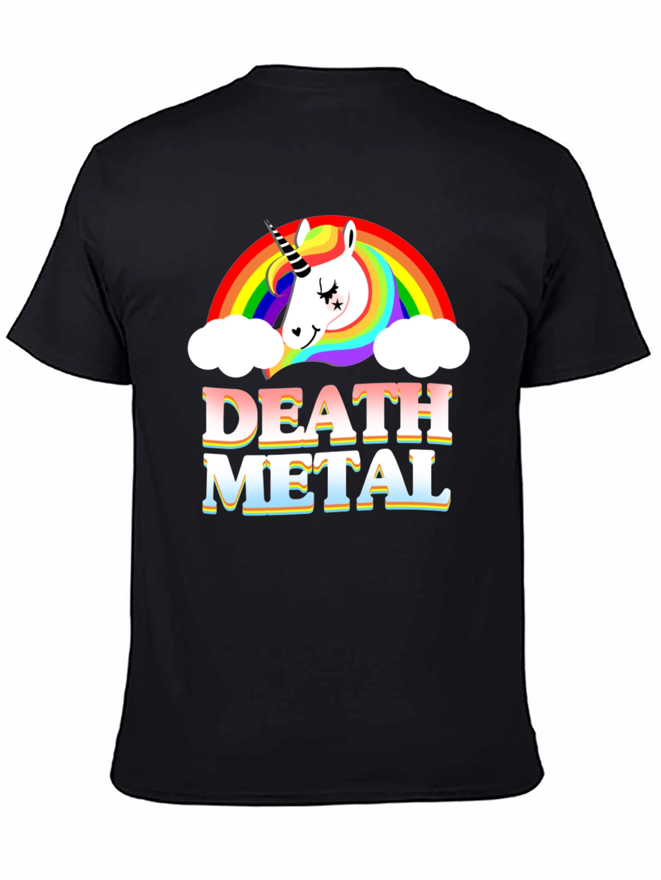 Unicorn Death Metal Rainbow T-Shirt