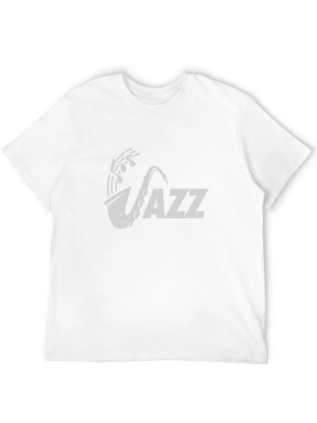 JAZZ Saxophone Black T-Shirt - Music Lovers Tee
