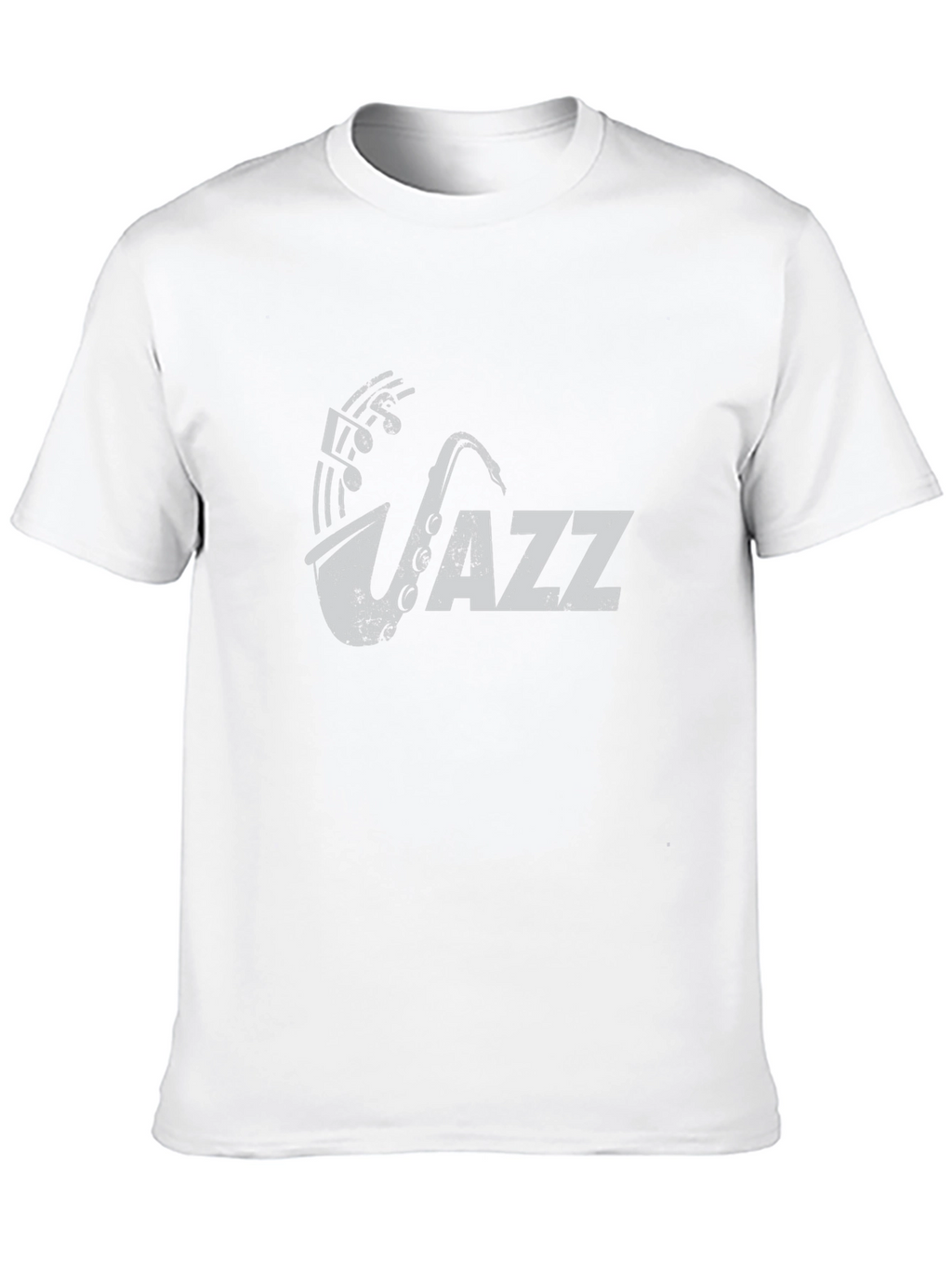 JAZZ Saxophone Black T-Shirt - Music Lovers Tee