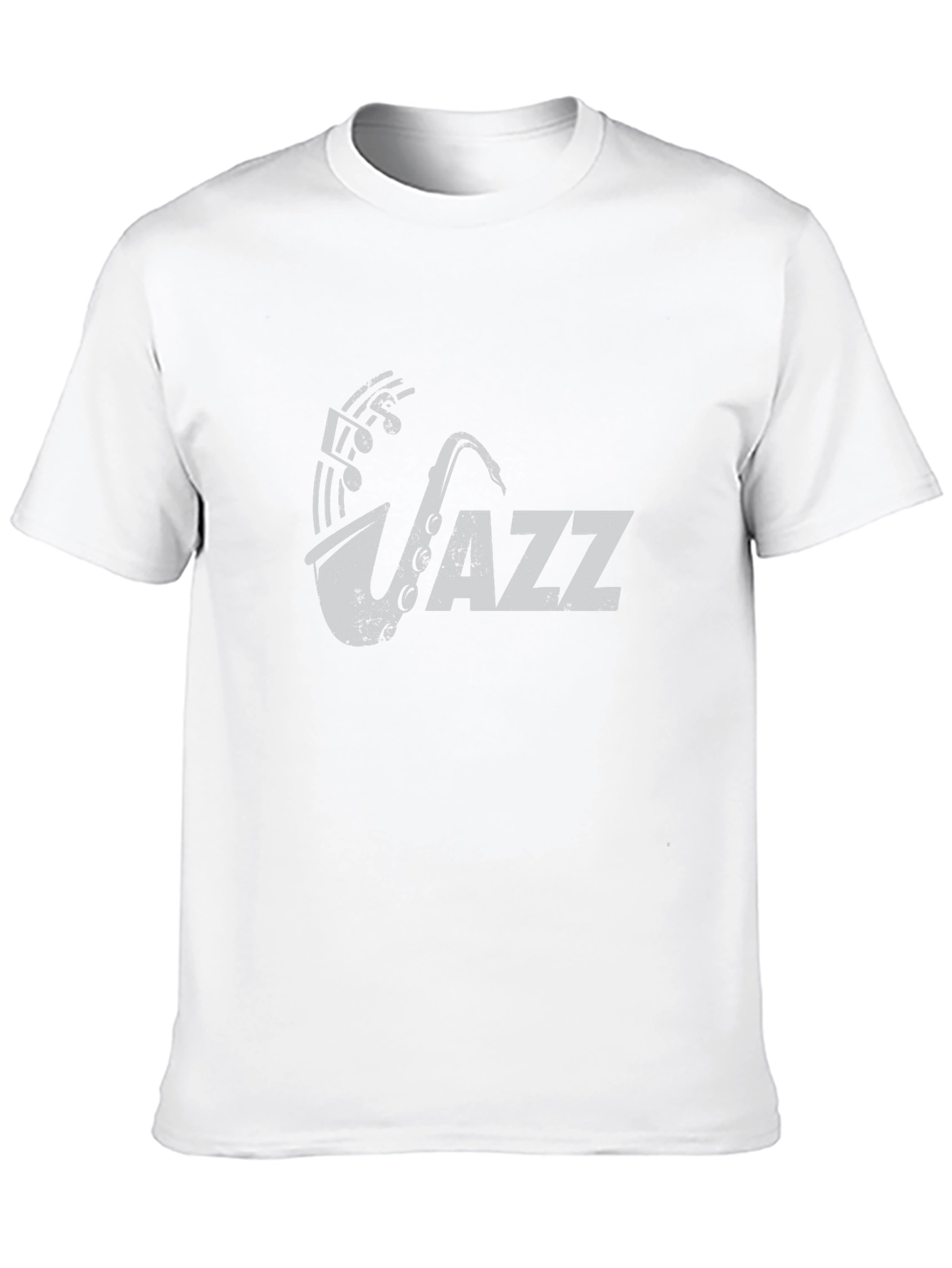 JAZZ Saxophone Black T-Shirt - Music Lovers Tee
