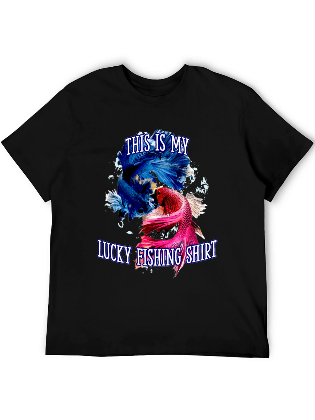 Lucky Fishing Shirt - Betta Fish Design