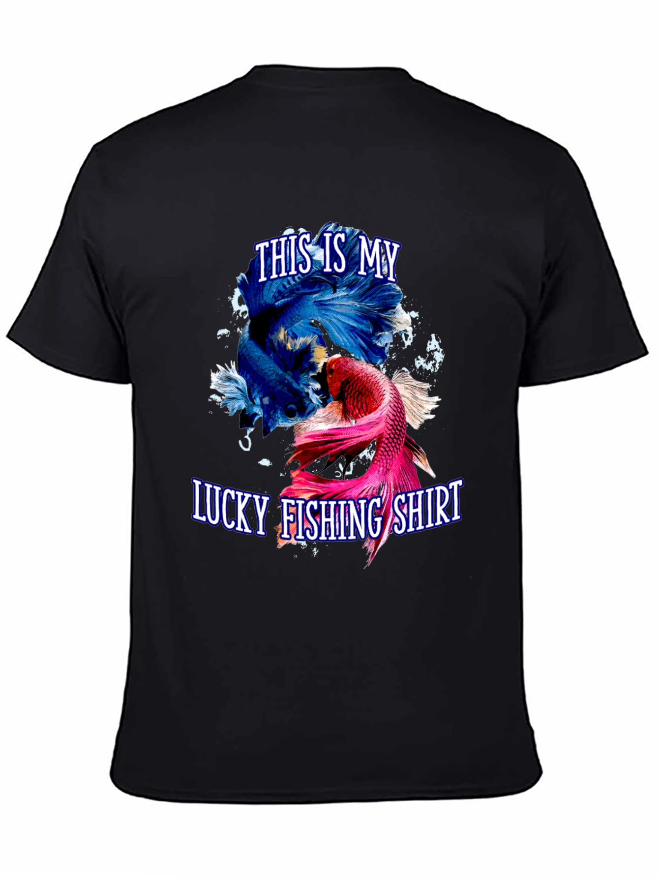 Lucky Fishing Shirt - Betta Fish Design