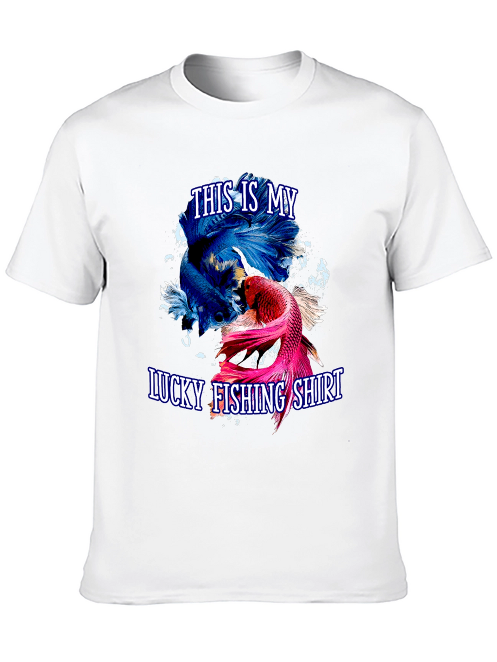 Lucky Fishing Shirt - Betta Fish Design