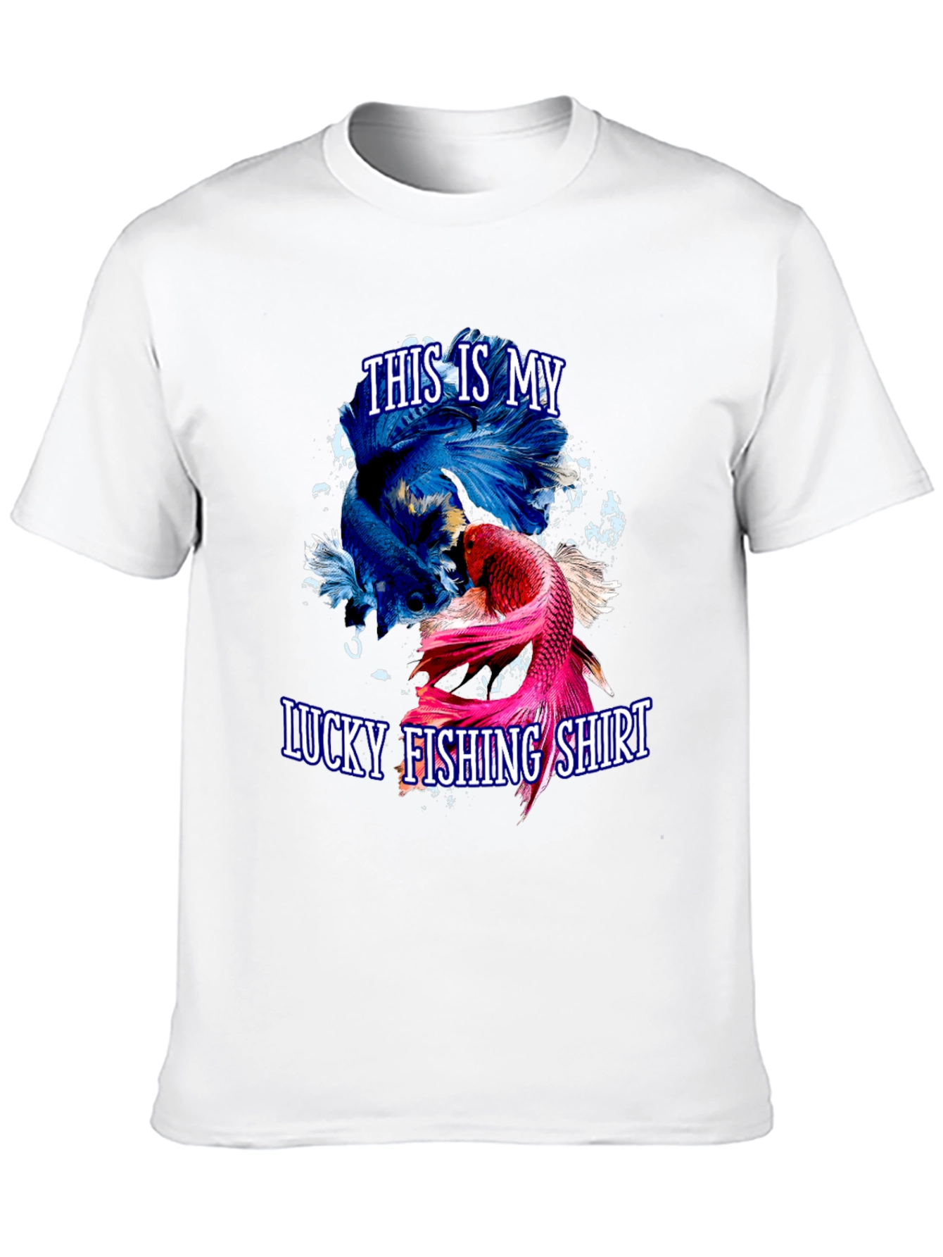 Lucky Fishing Shirt - Betta Fish Design