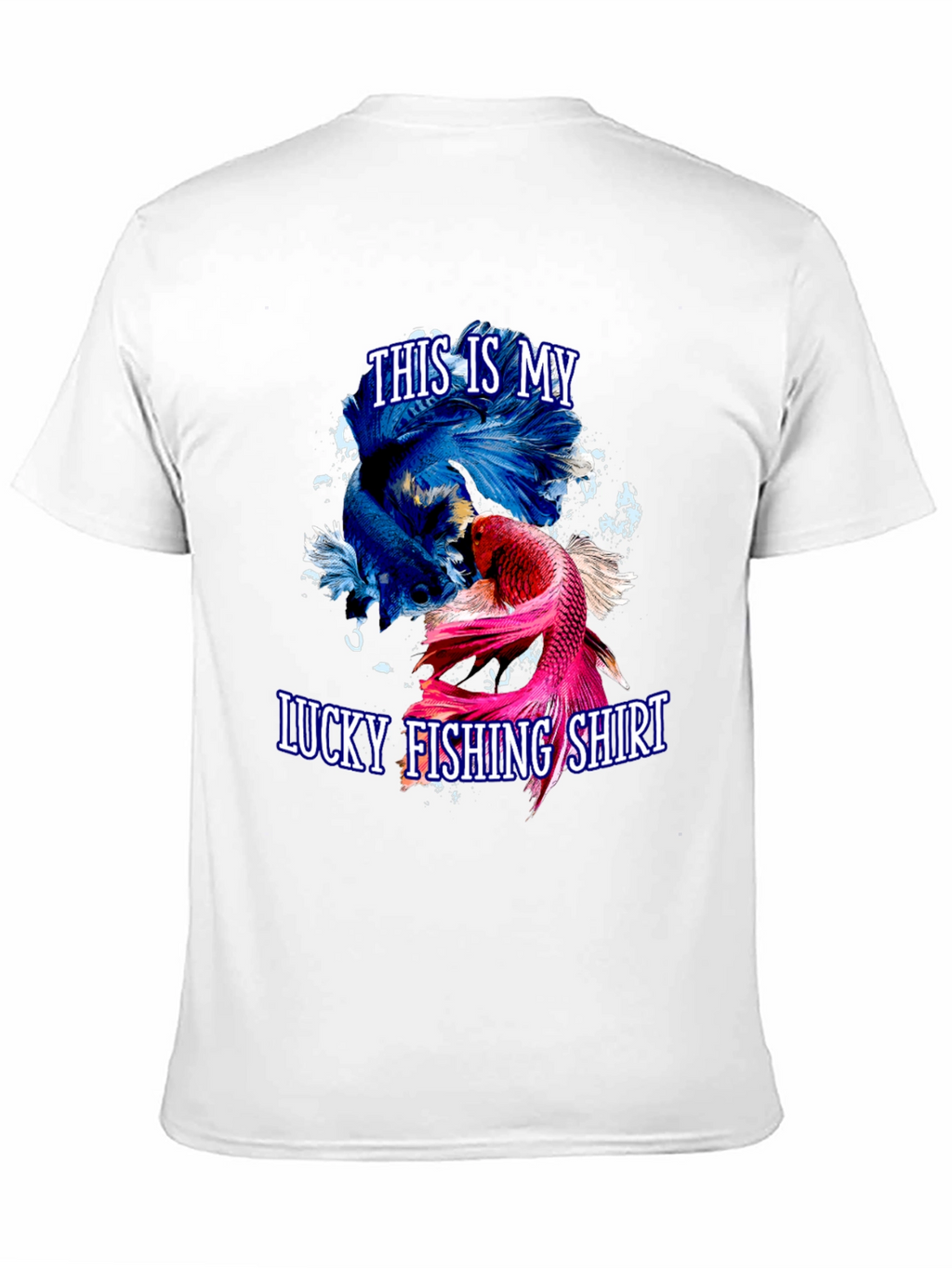 Lucky Fishing Shirt - Betta Fish Design