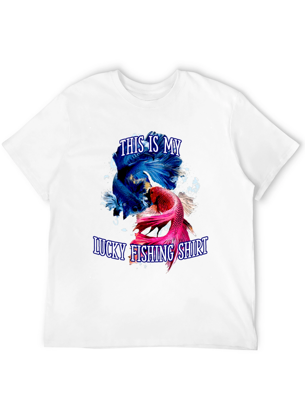 Lucky Fishing Shirt - Betta Fish Design
