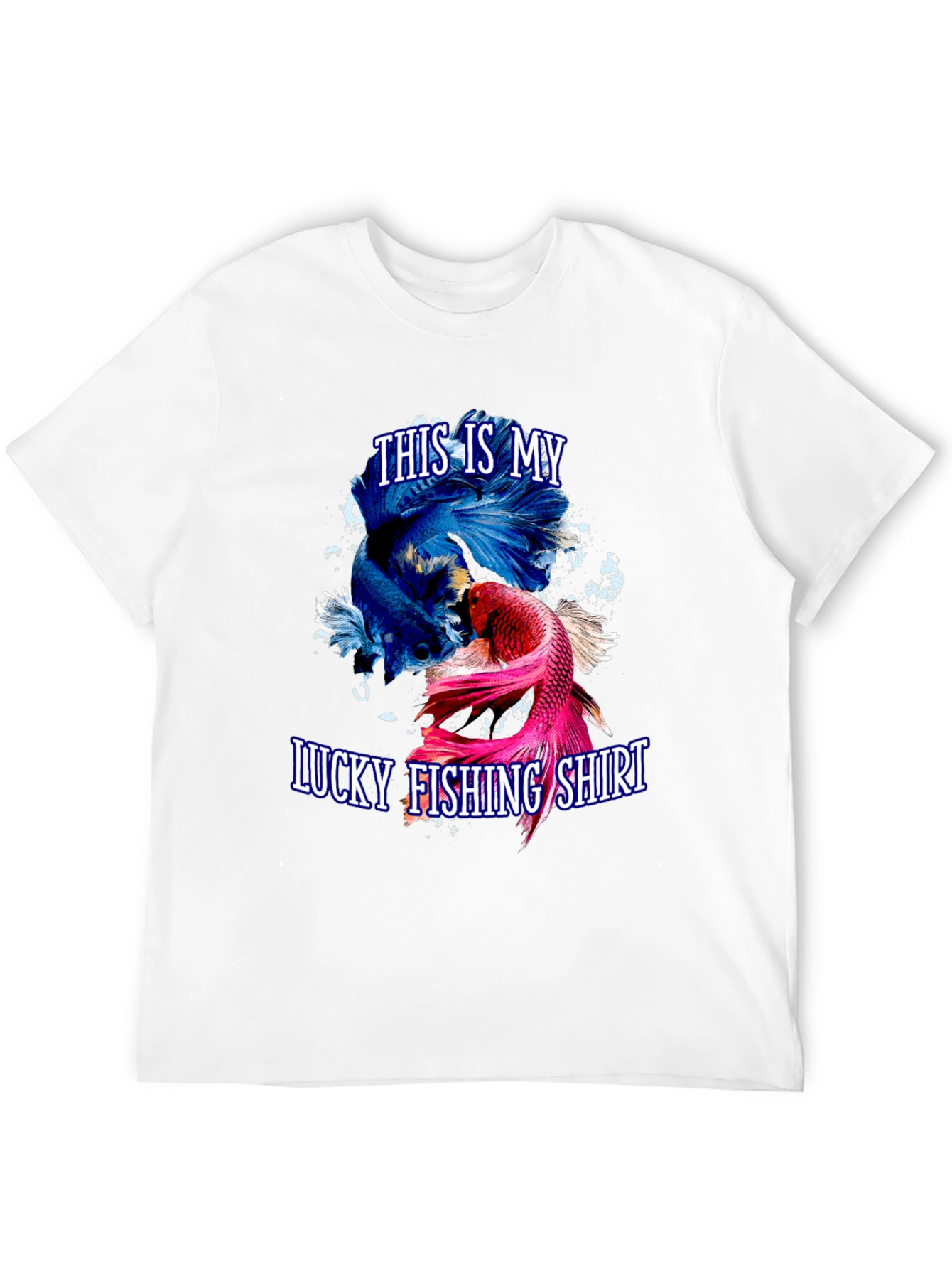 Lucky Fishing Shirt - Betta Fish Design