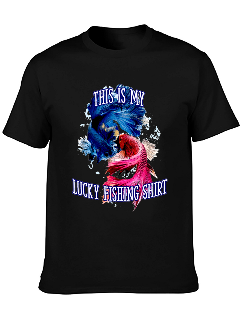Lucky Fishing Shirt - Betta Fish Design