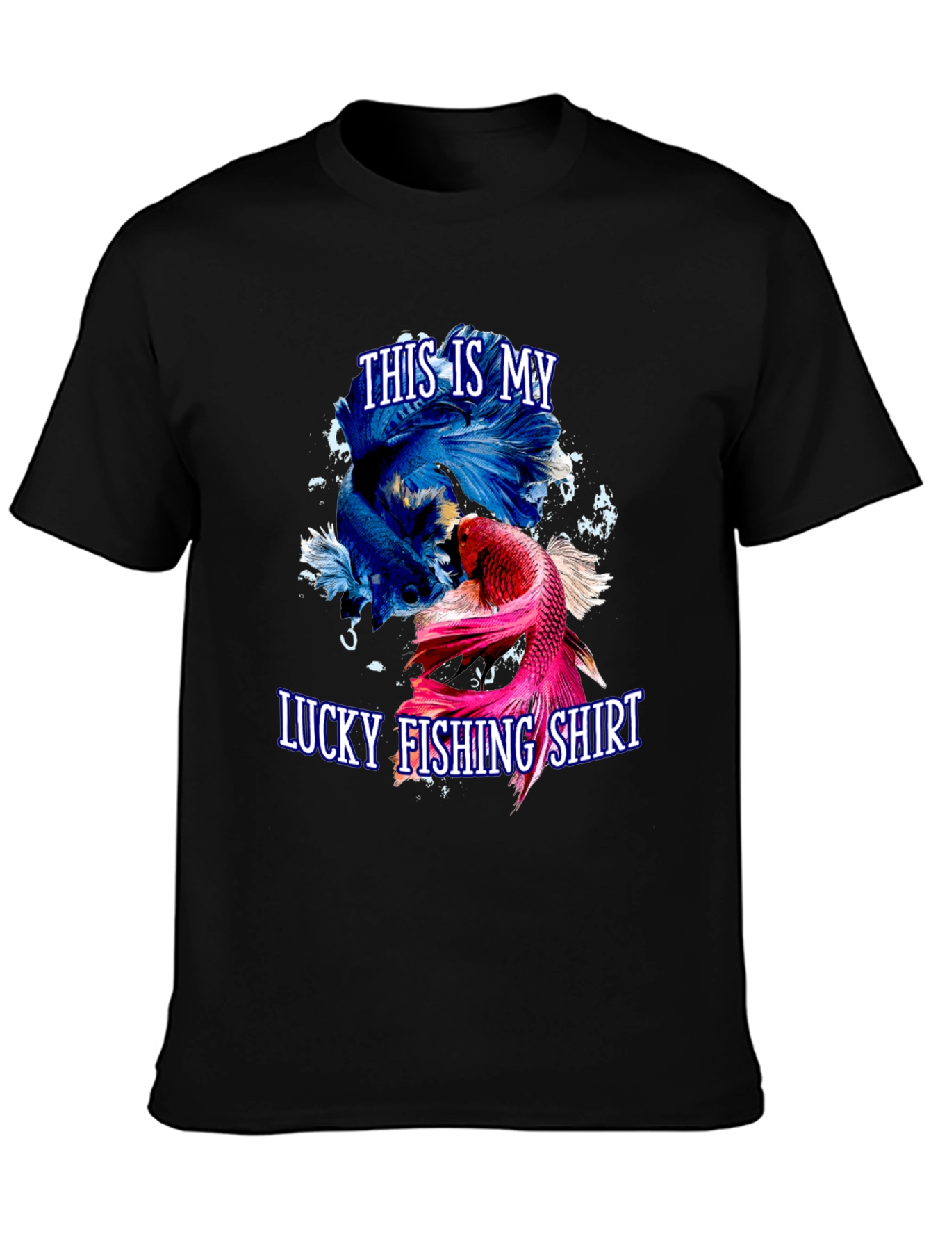 Lucky Fishing Shirt - Betta Fish Design