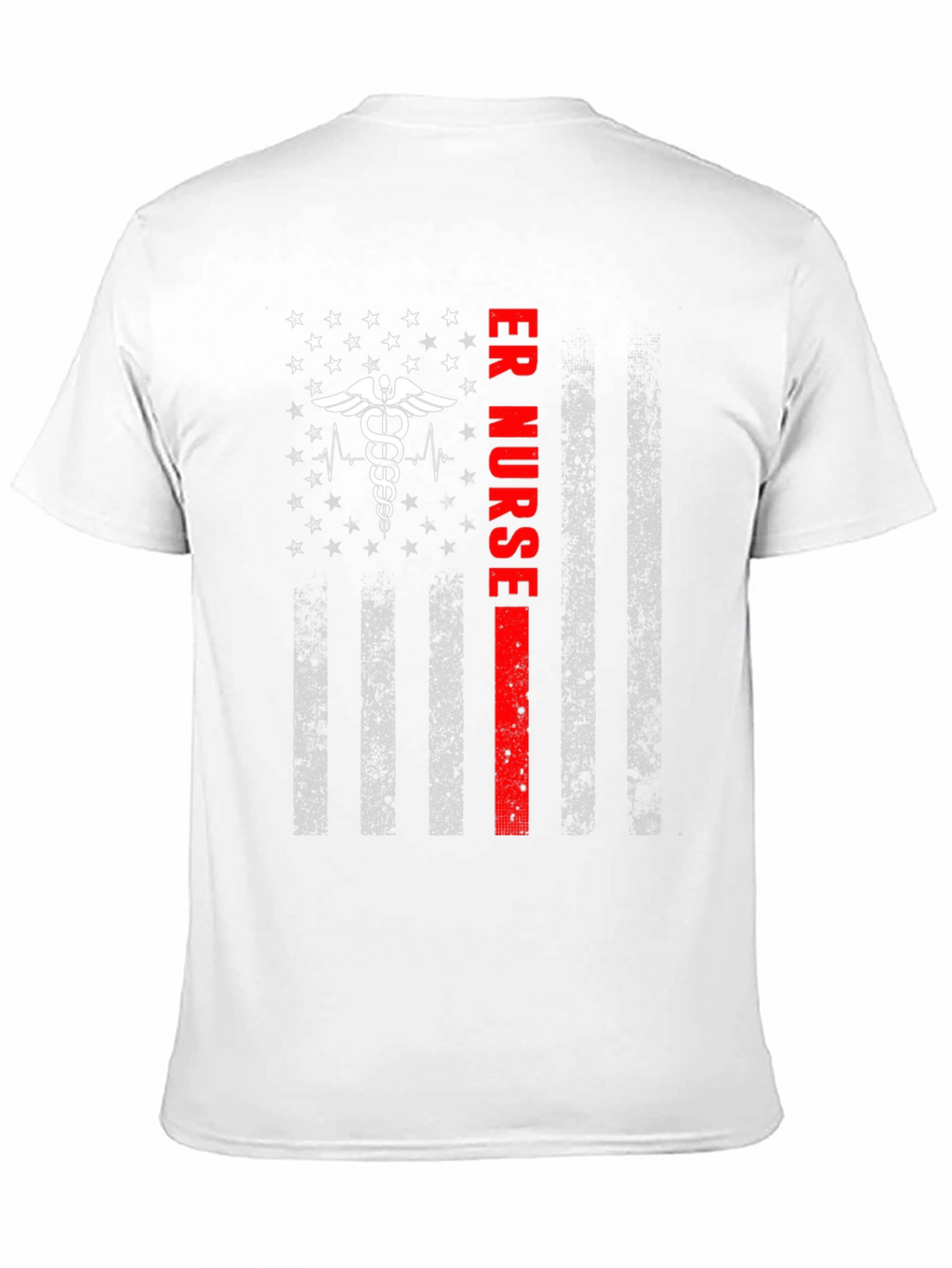 ER Nurse American Flag Graphic Tee