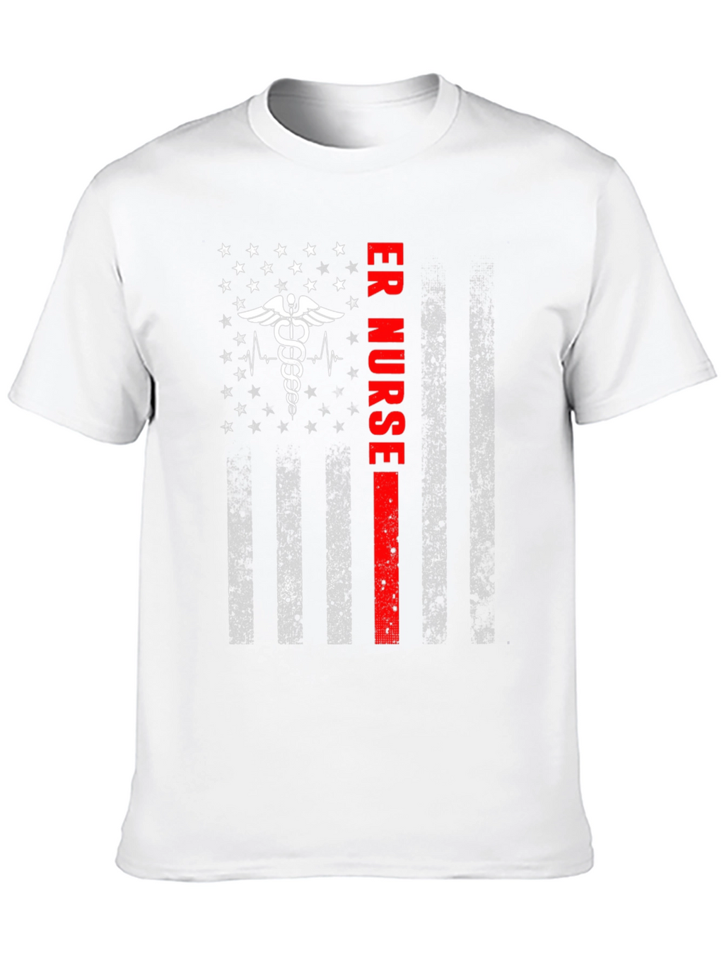 ER Nurse American Flag Graphic Tee
