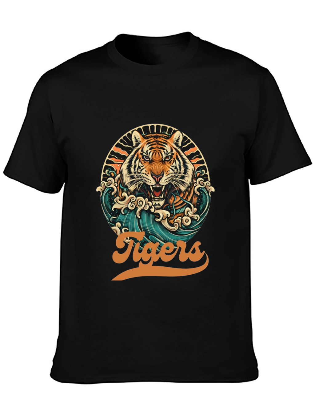 Tigers Graphic T-Shirt - Retro Design