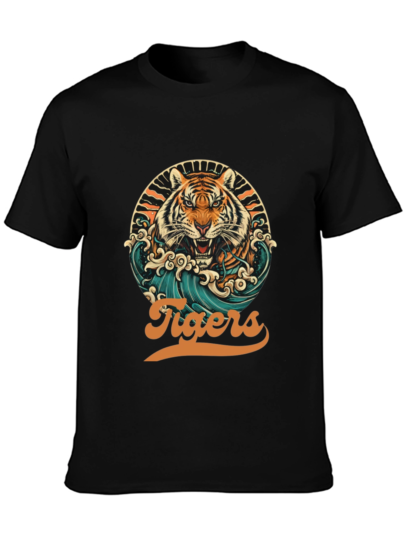 Tigers Graphic T-Shirt - Retro Design