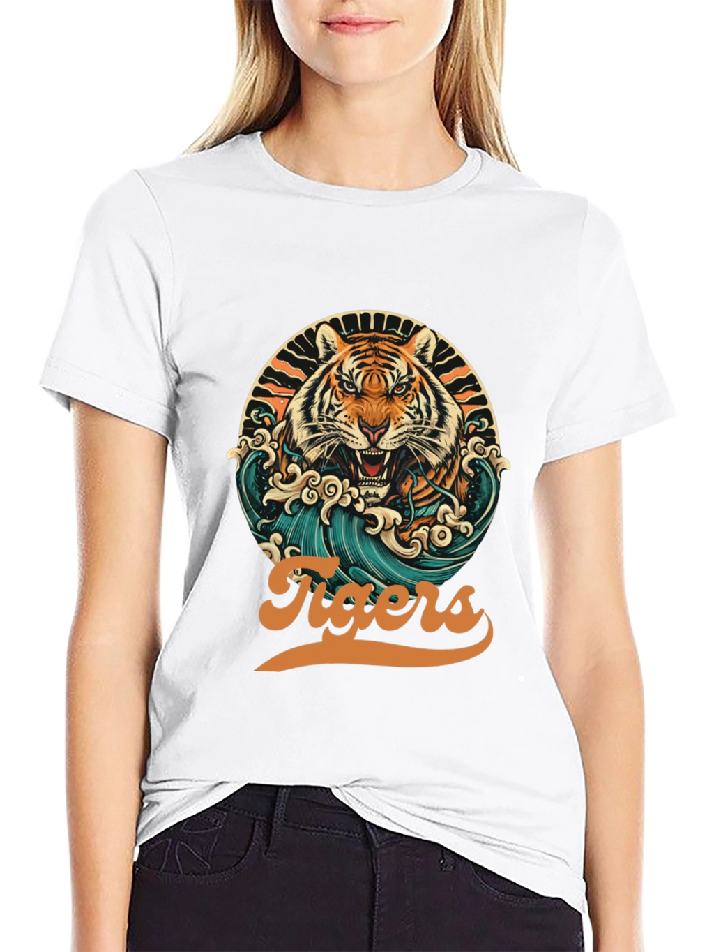 Tigers Graphic T-Shirt - Retro Design