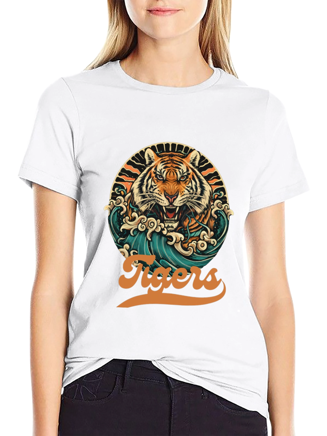Tigers Graphic T-Shirt - Retro Design