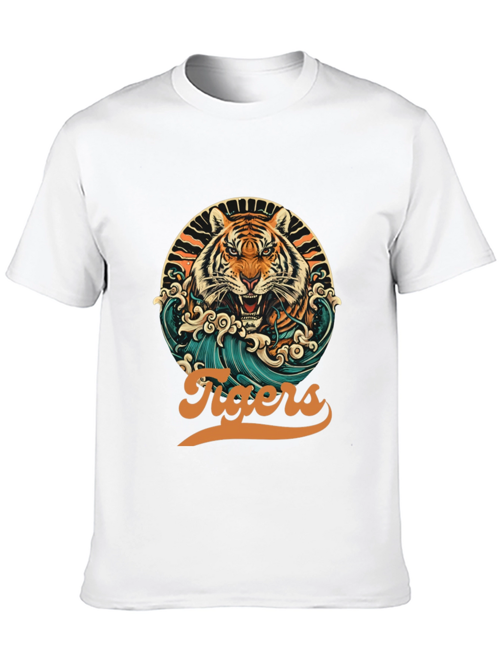 Tigers Graphic T-Shirt - Retro Design