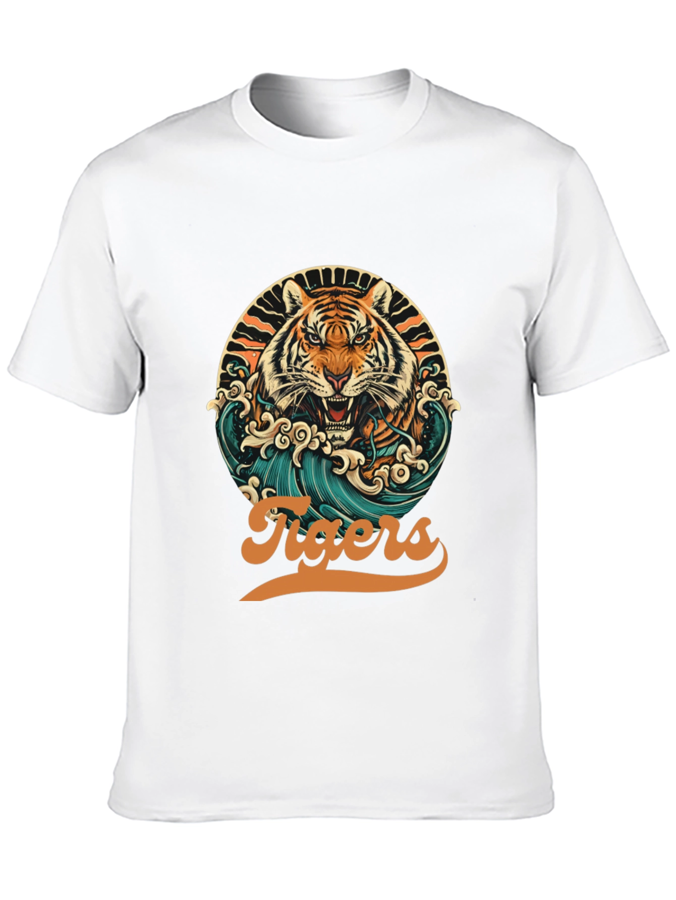 Tigers Graphic T-Shirt - Retro Design