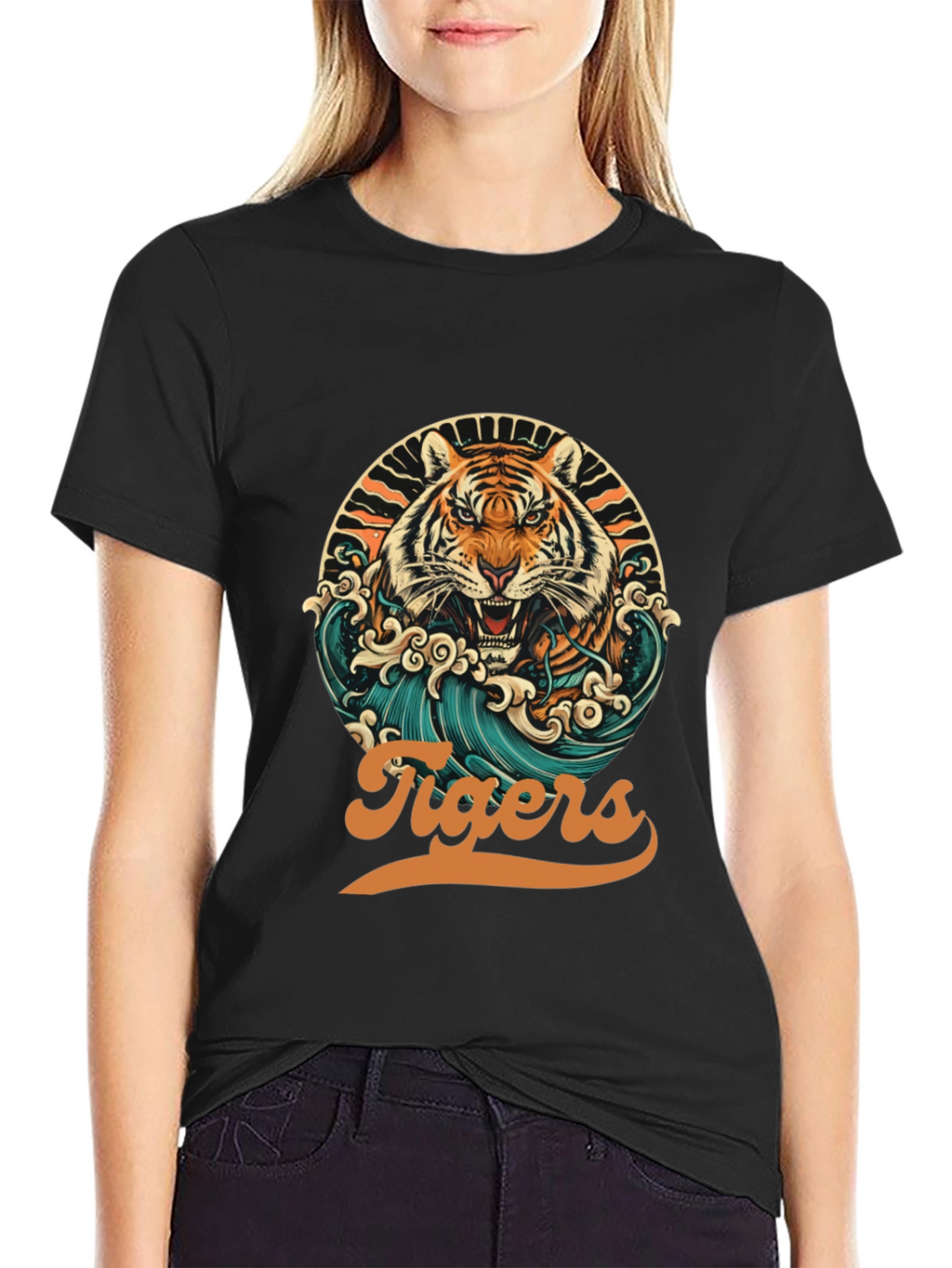 Tigers Graphic T-Shirt - Retro Design