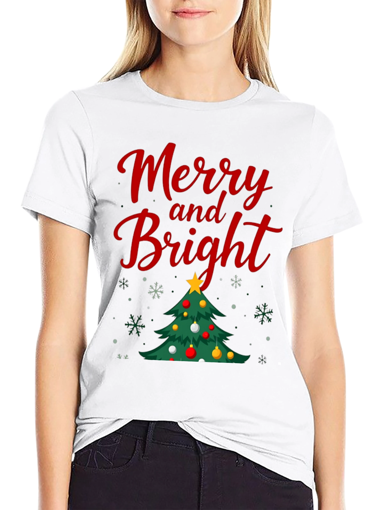 Merry and Bright Christmas T-Shirt